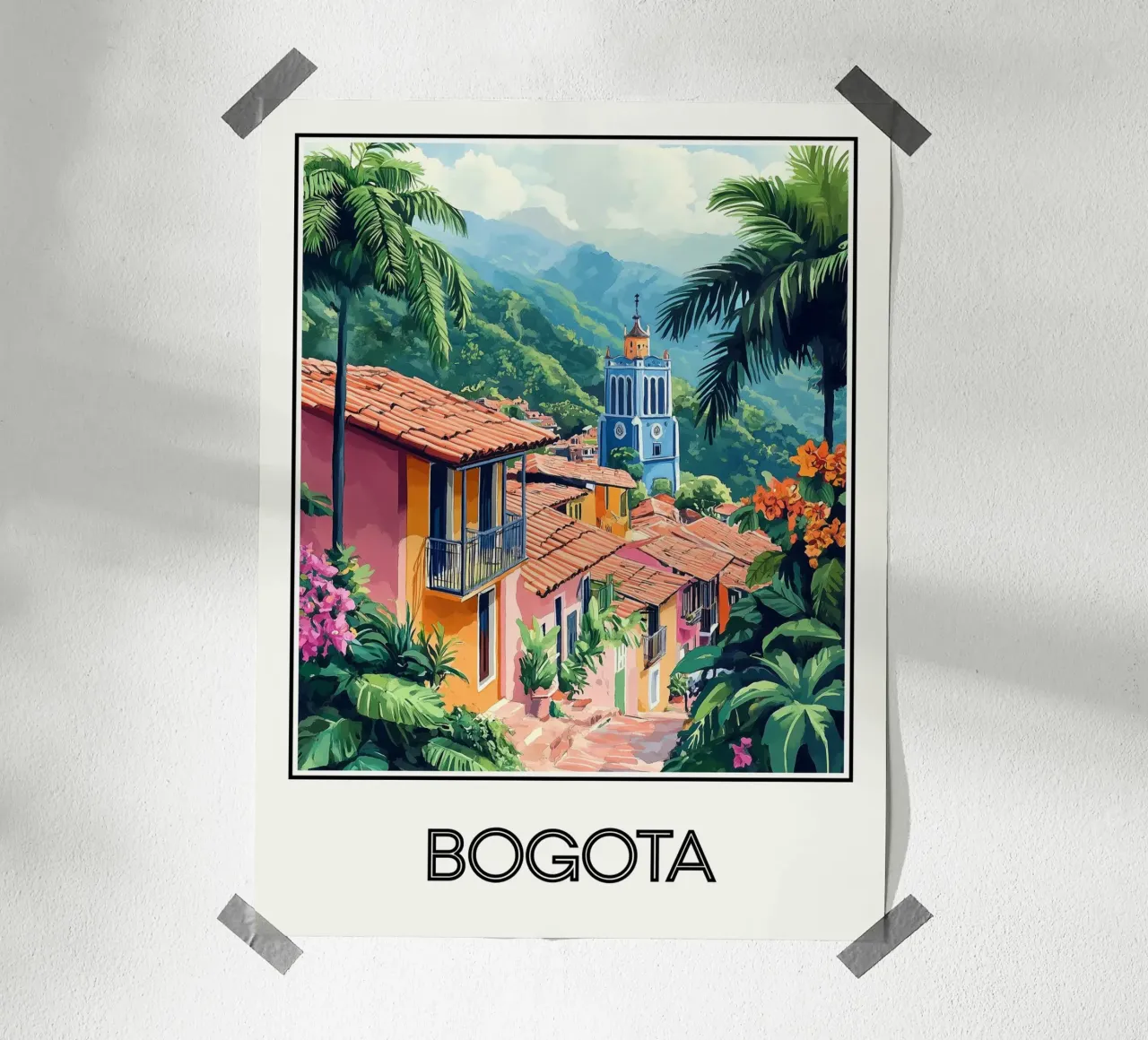 Bogotà poster da Frame the World