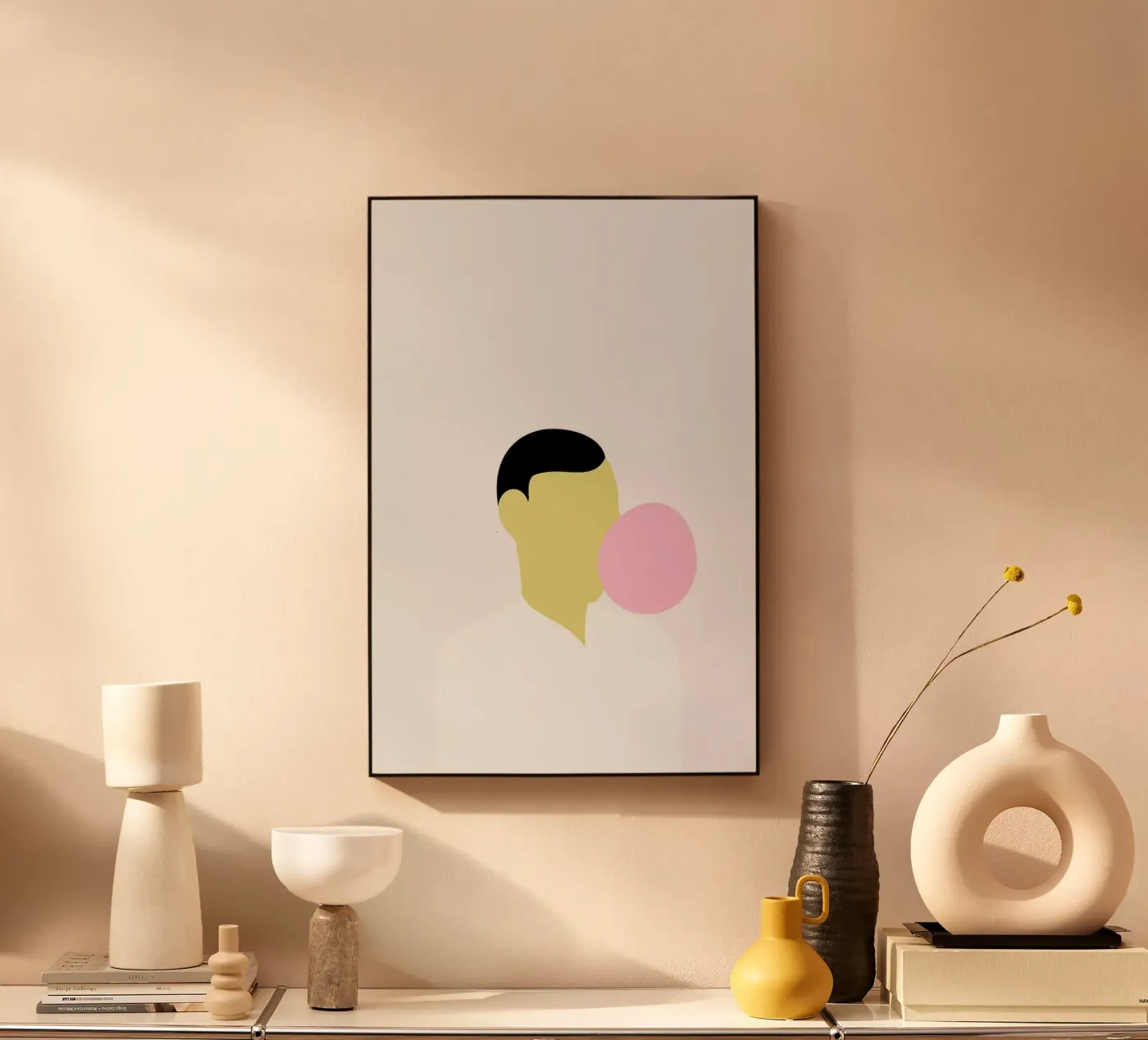 Modig 01 acryl van Swen Swensøn