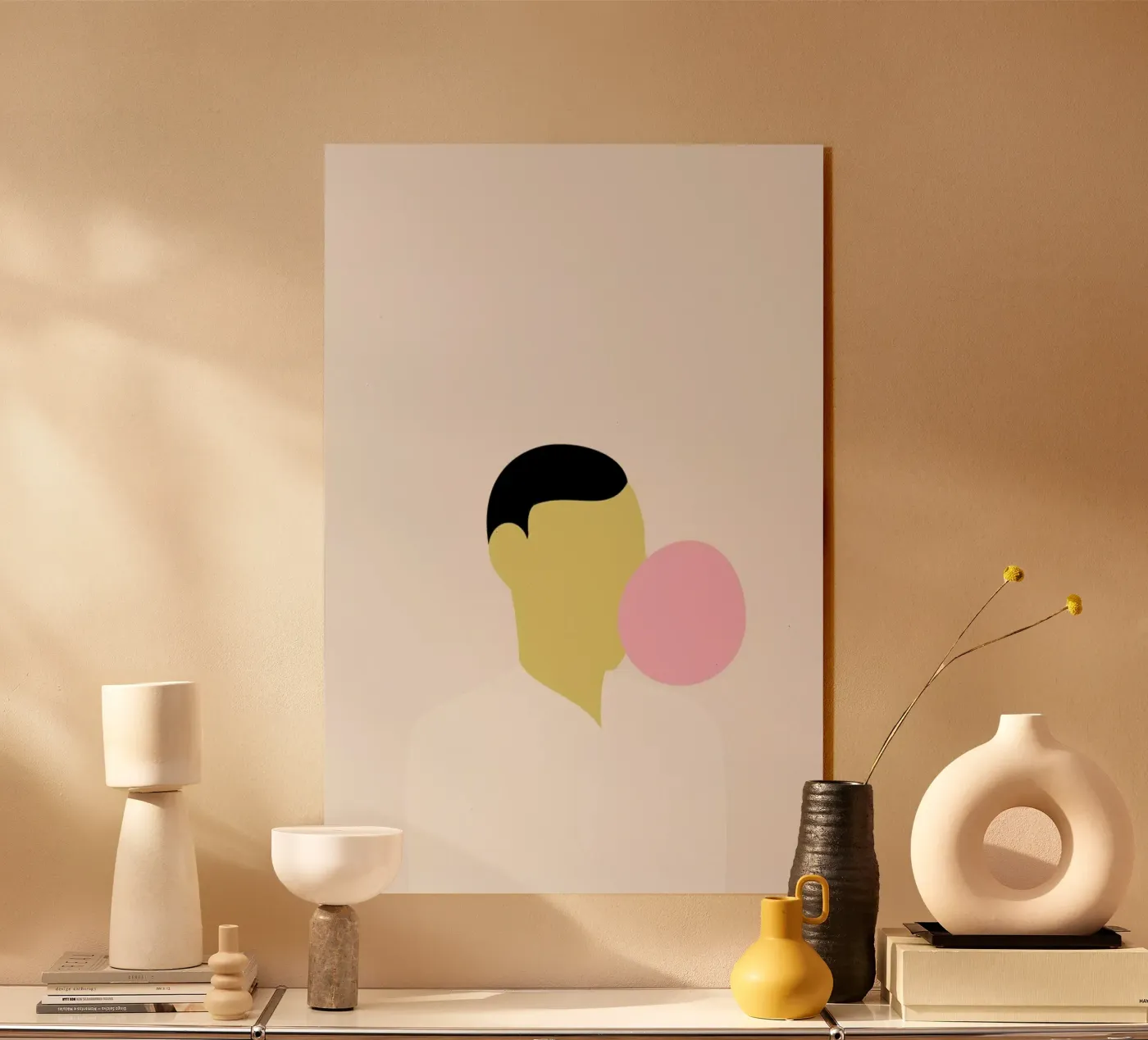 Modig 01 acryl van Swen Swensøn