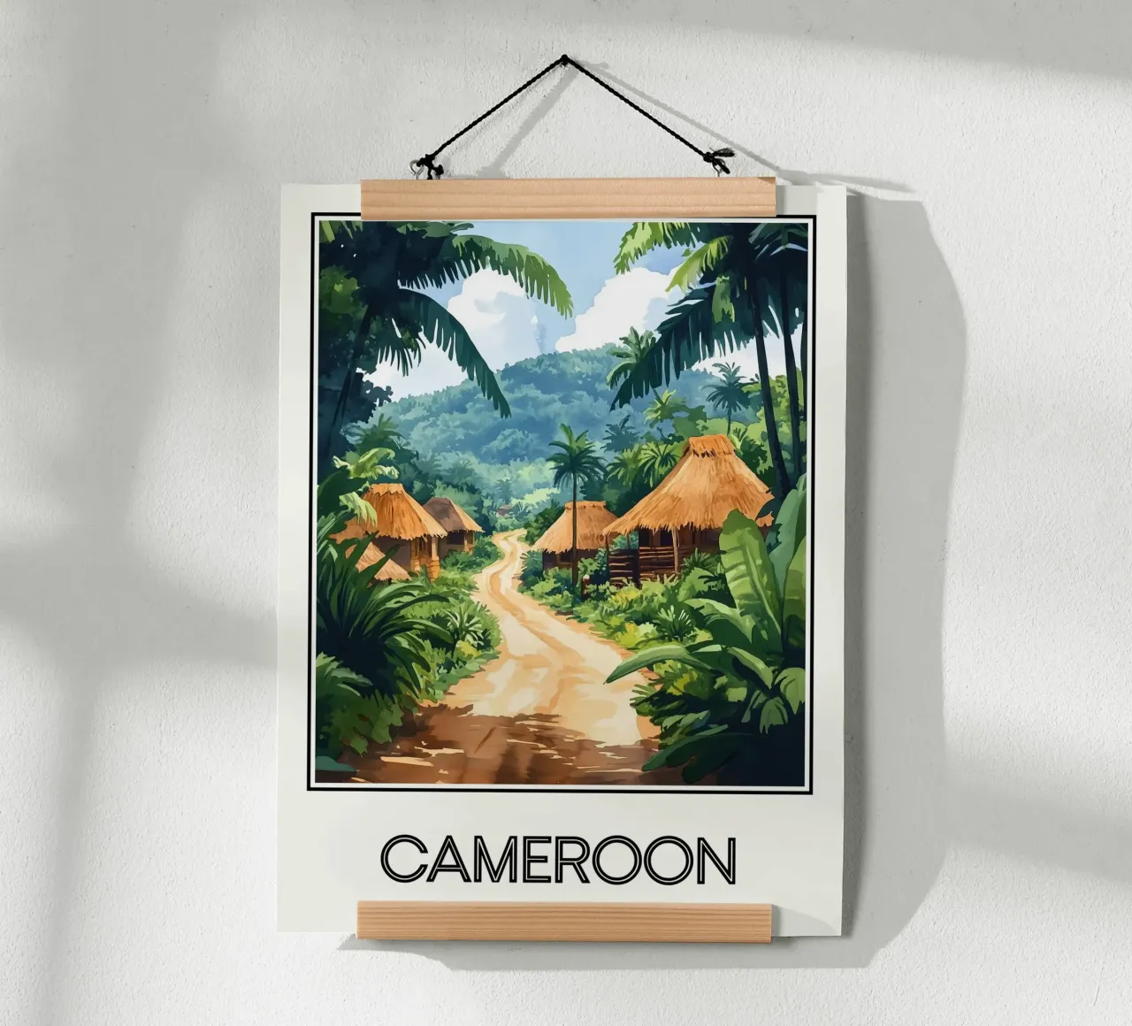 Camerun poster da Frame the World
