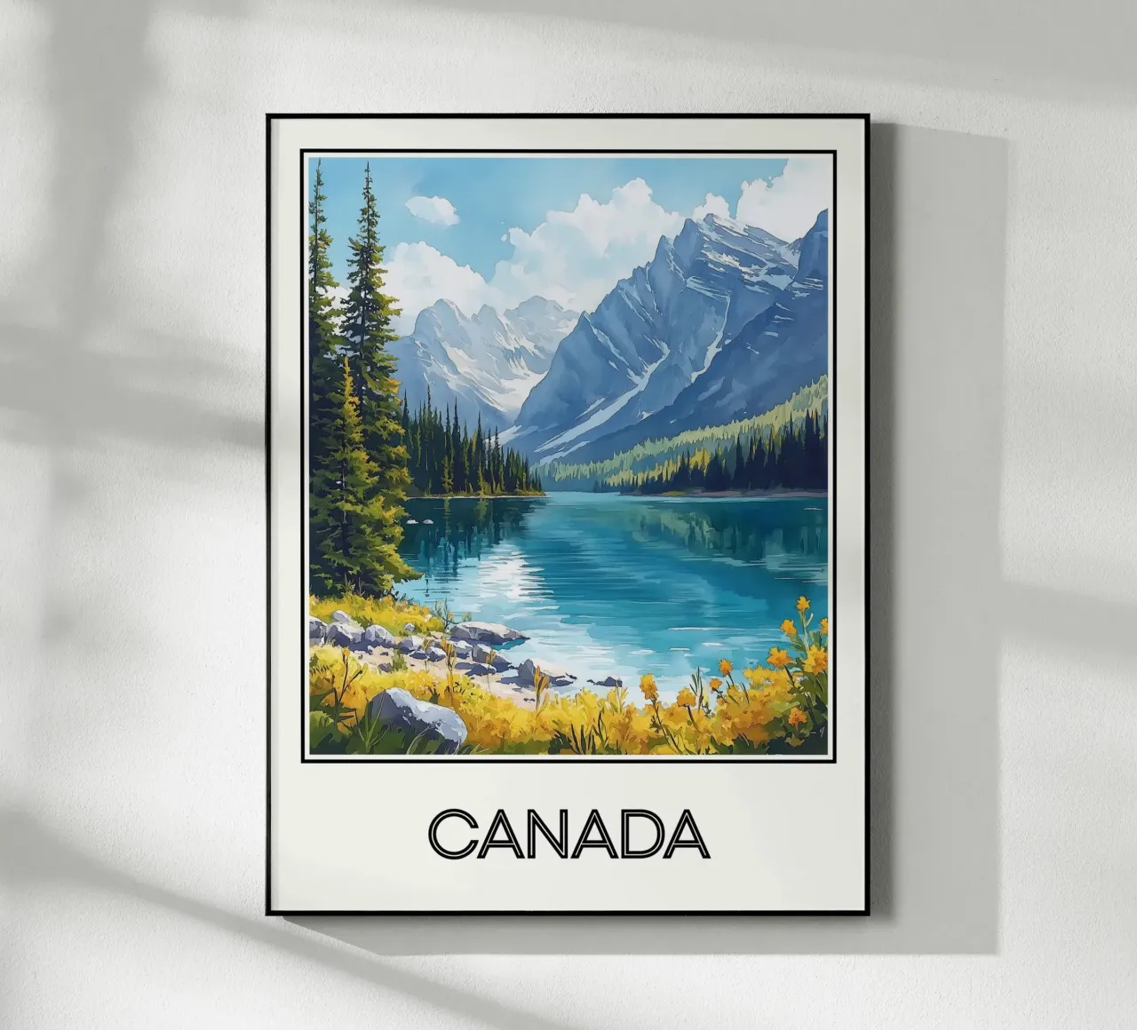 Affiche Canada plexiglass da Frame the World