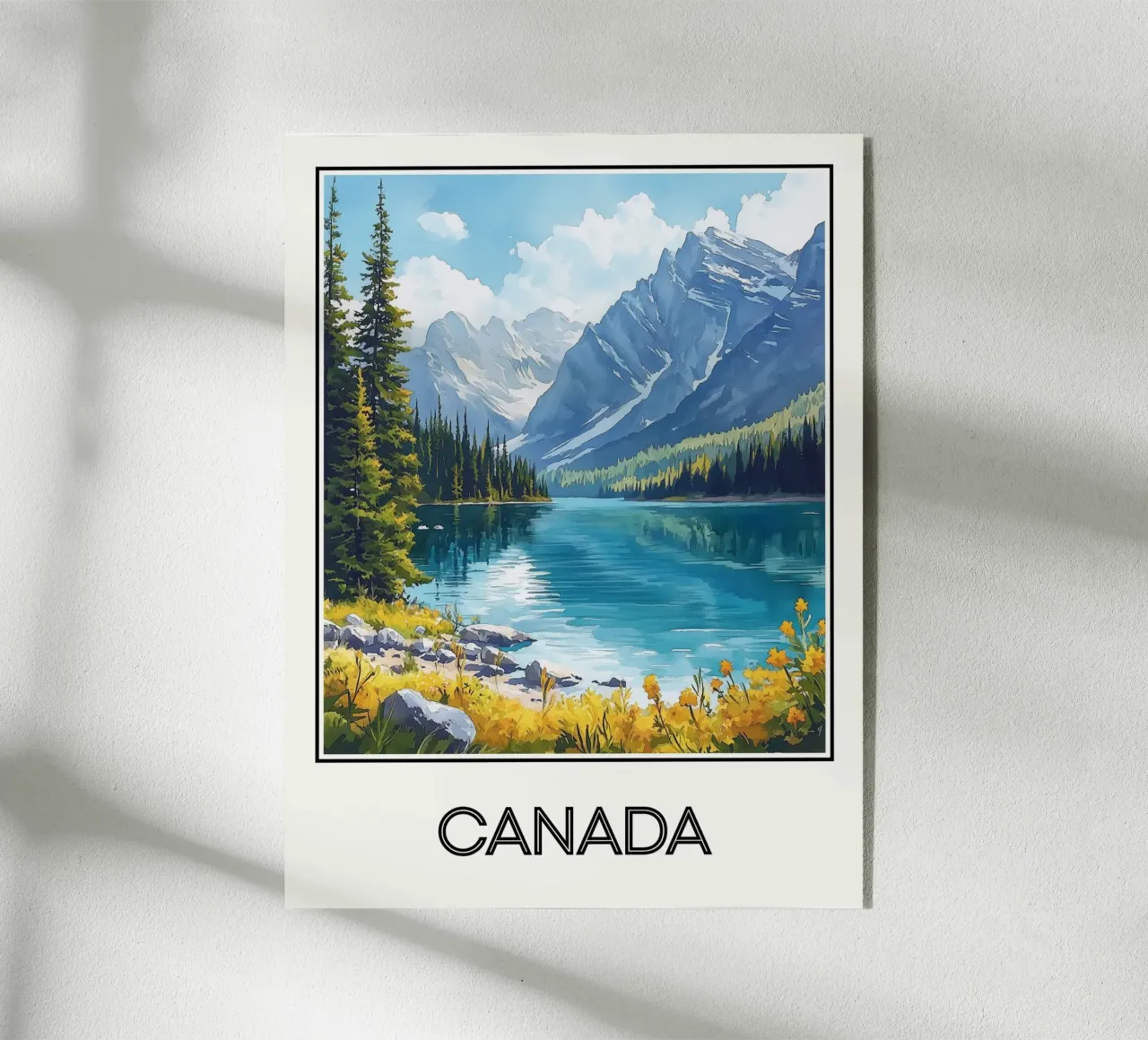 Affiche Canada plexiglass da Frame the World