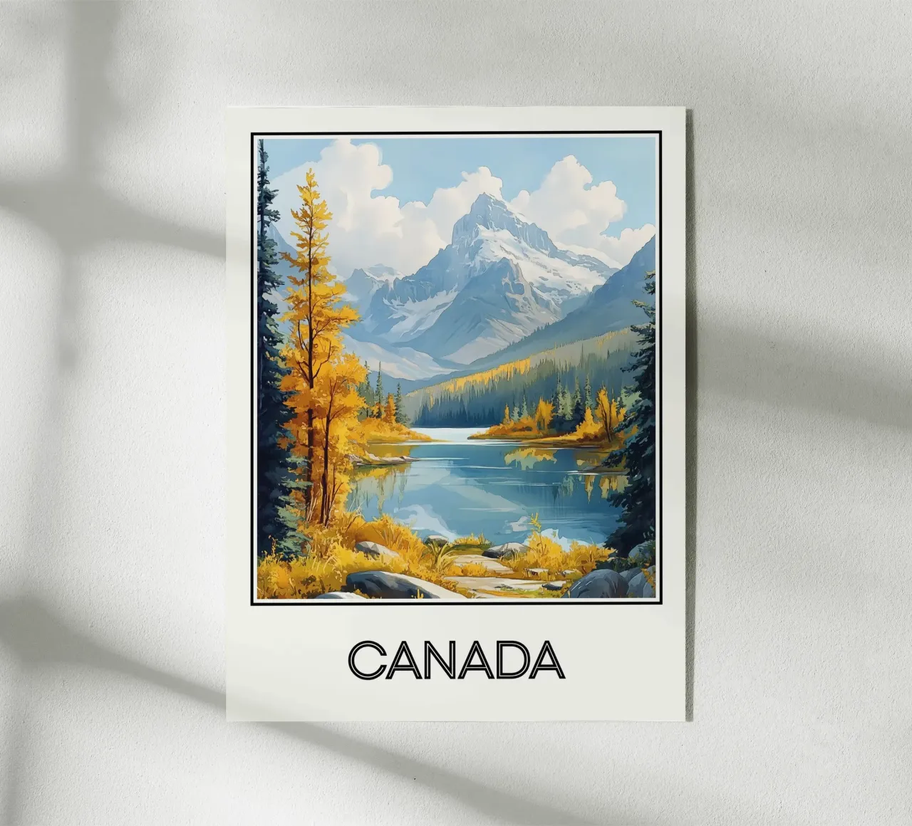 Affiche Canada plexiglass da Frame the World