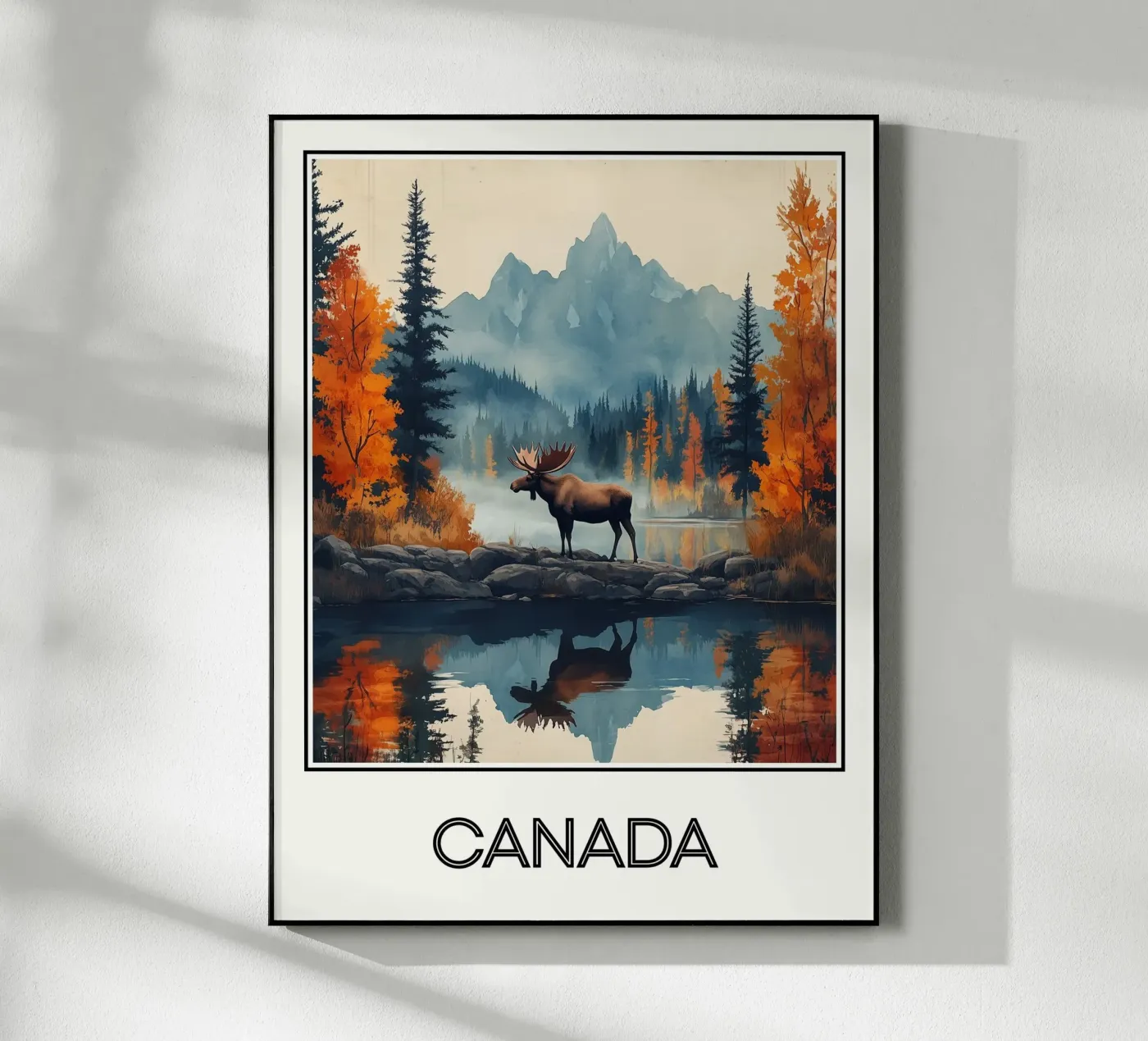 Affiche Canada plexiglas de Frame the World