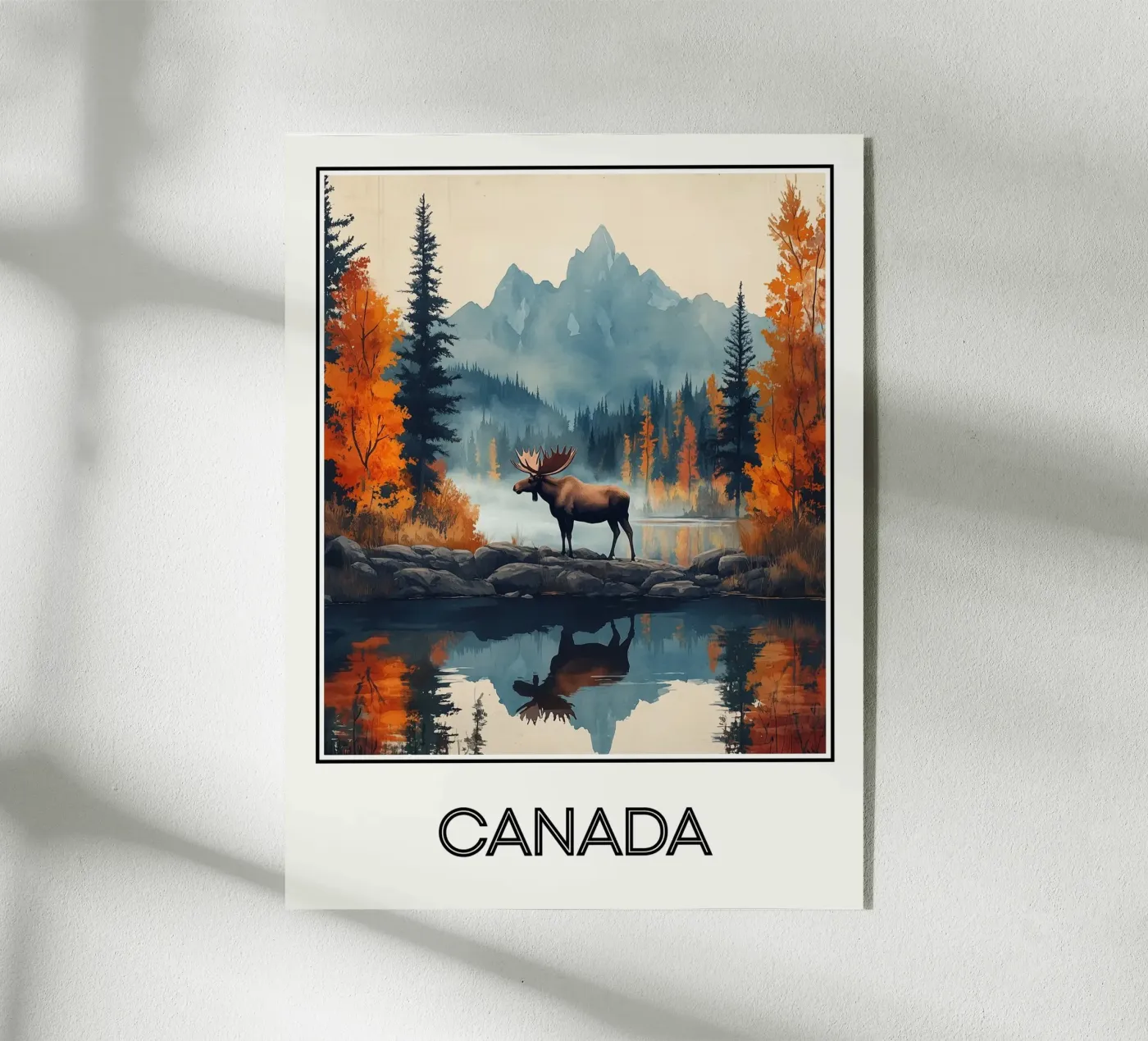 Affiche Canada plexiglas de Frame the World