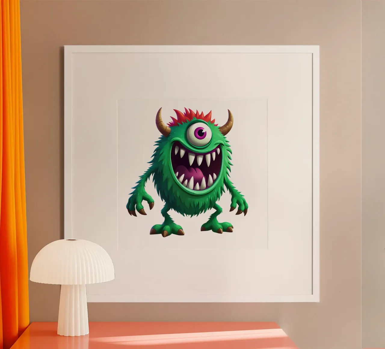 Hiroshima - Monster Comics - Serial 06 poster con telaio in legno da Monsters