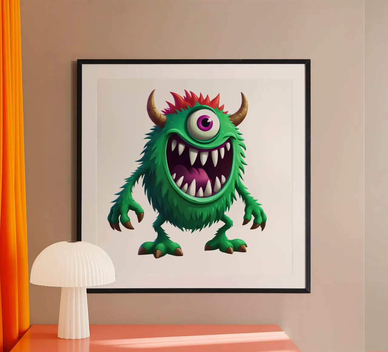 Hiroshima - Monster Comics - Serial 06 poster con telaio in legno da Monsters