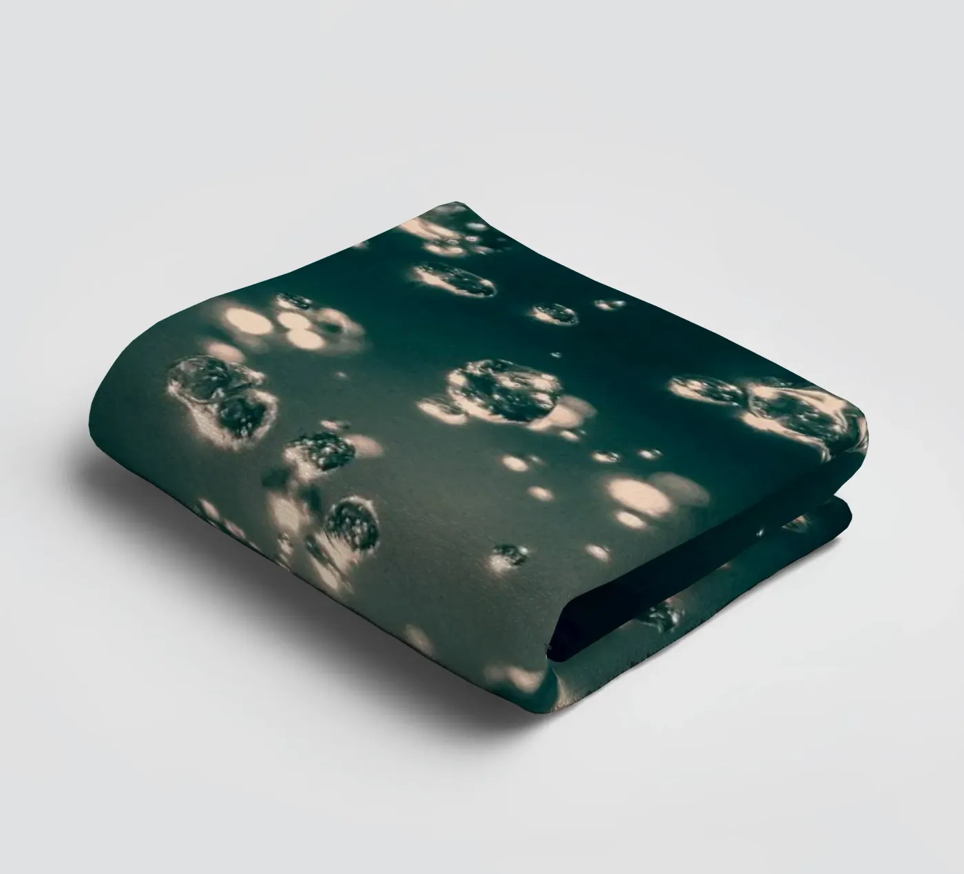 Dancing raindrops towel by Katja Stehle Design