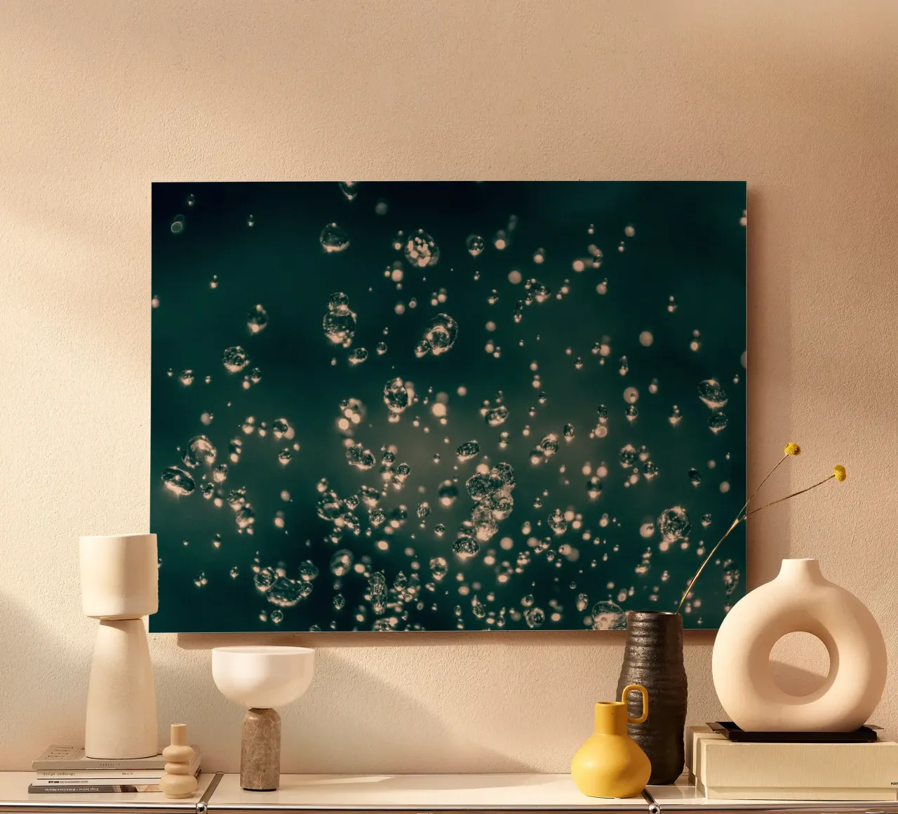 Dancing raindrops forex plate by Katja Stehle Design