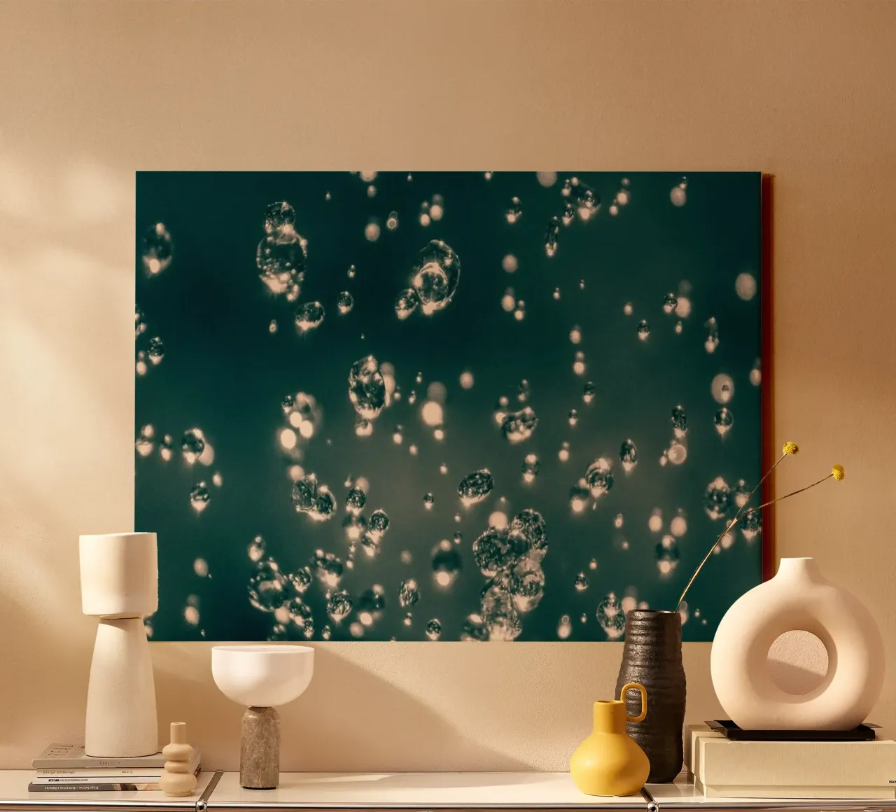 Dancing raindrops tela da Katja Stehle Design