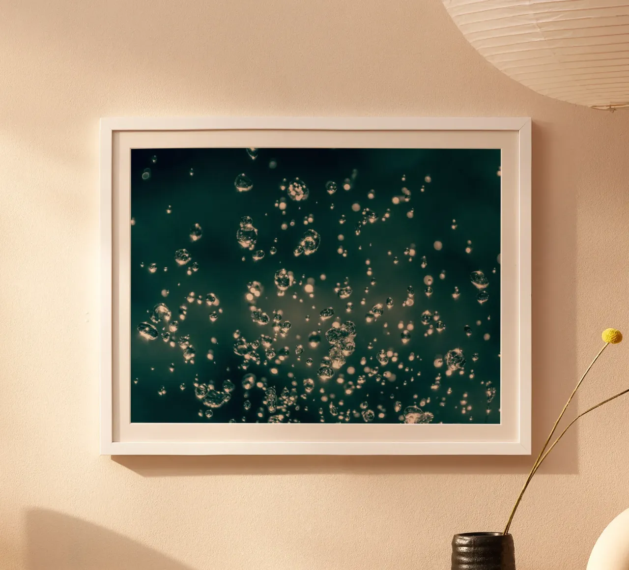 Gocce di pioggia danzanti poster da Katja Stehle Design