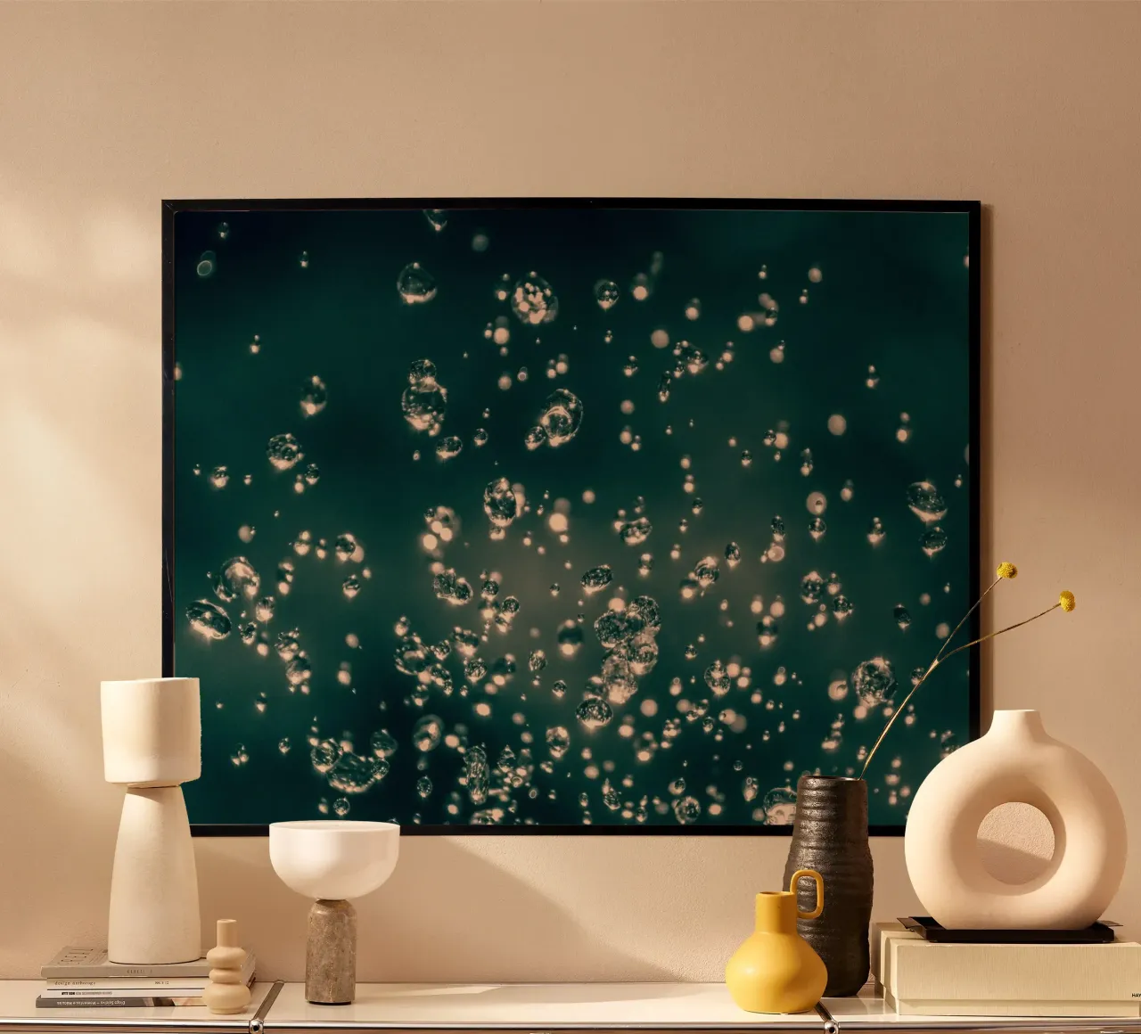 Gocce di pioggia danzanti poster da Katja Stehle Design