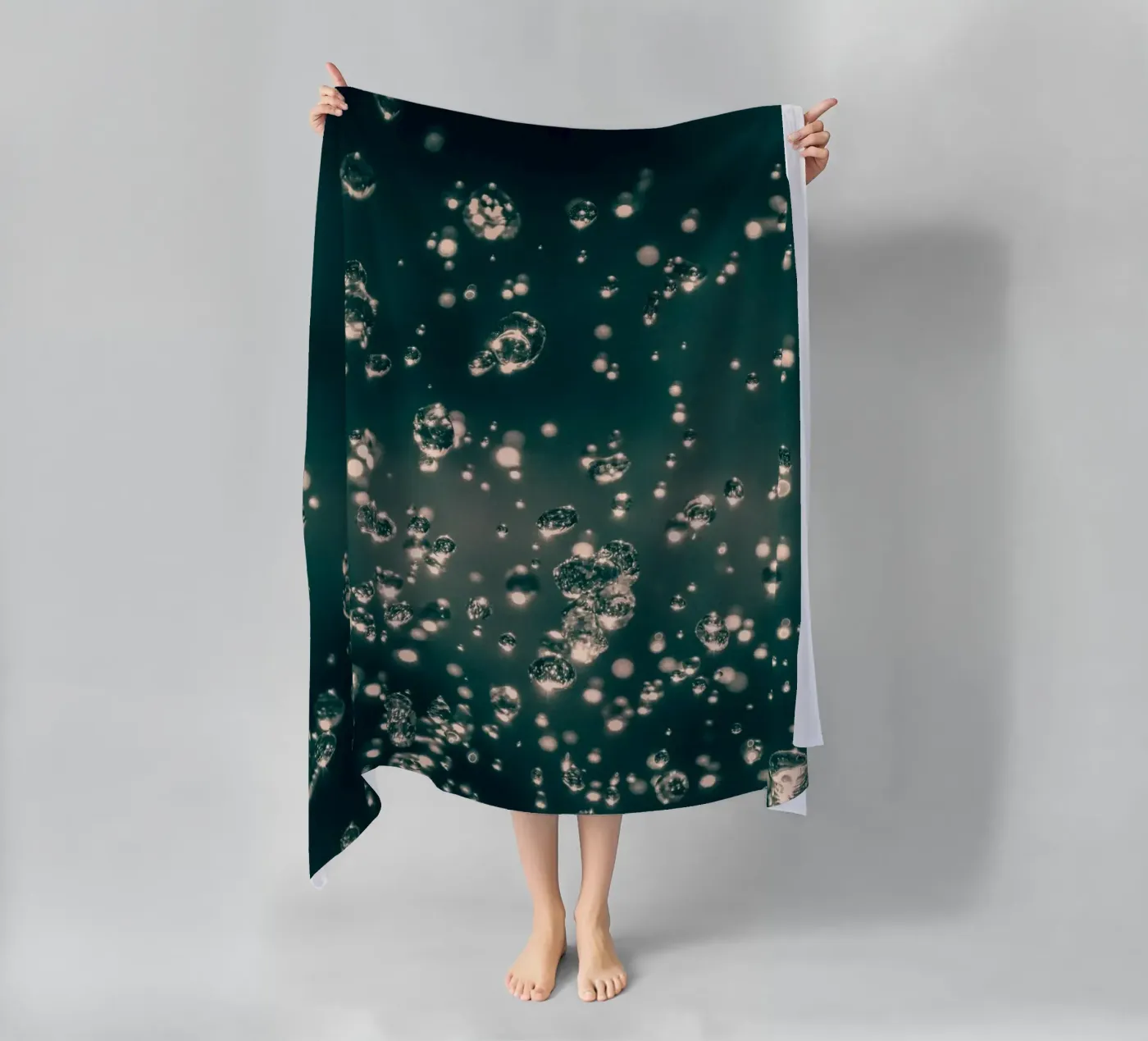 Gocce di pioggia danzanti telo mare da Katja Stehle Design