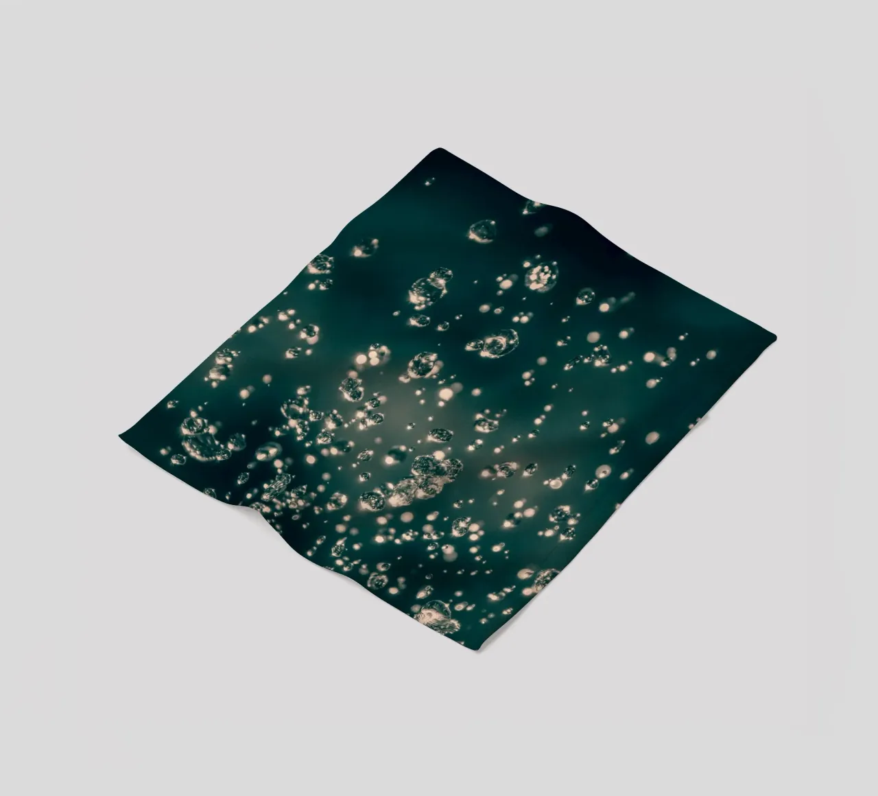 Dansende regendruppels fleecedeken van Katja Stehle Design