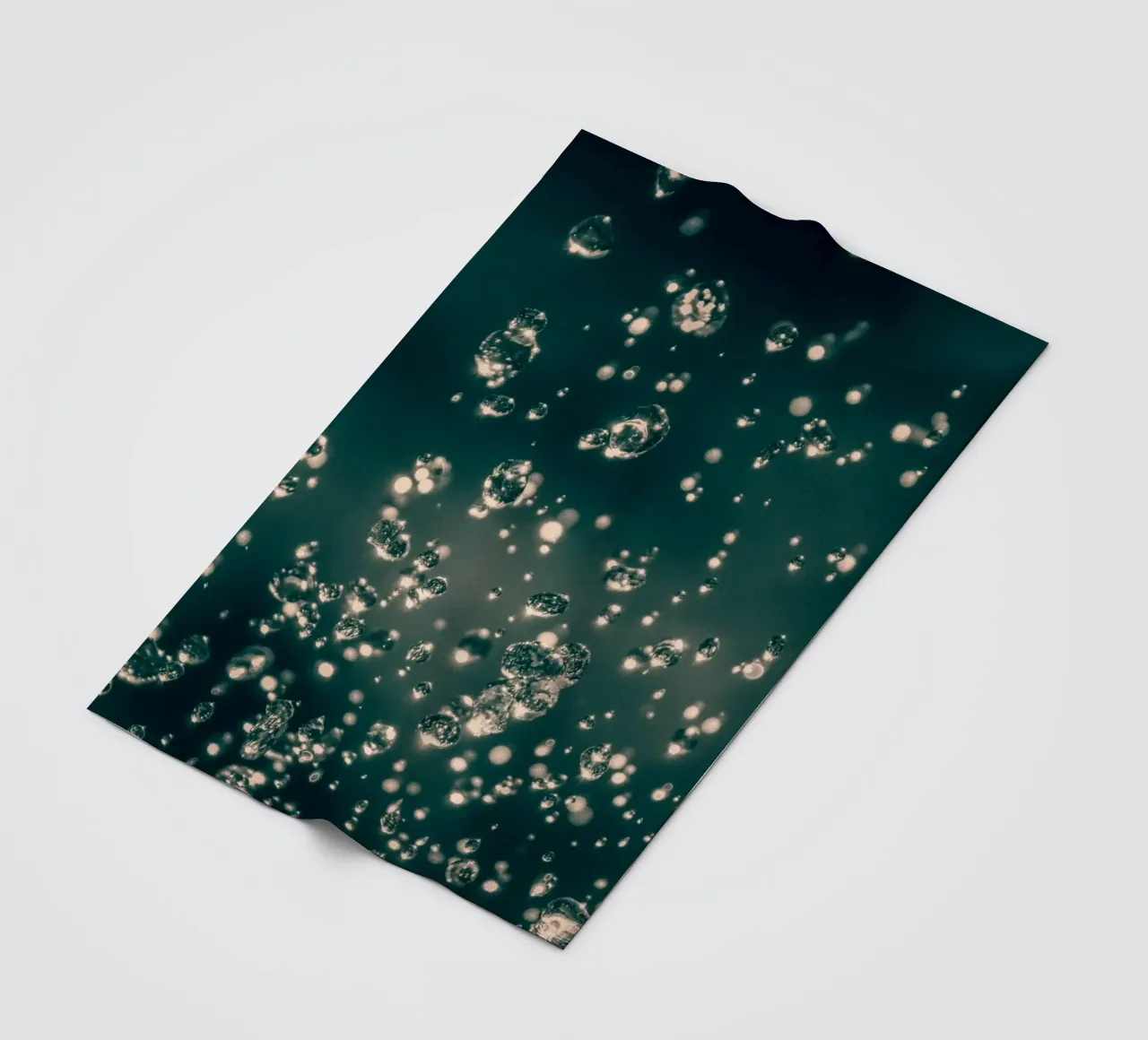 Dansende regendruppels fleecedeken van Katja Stehle Design