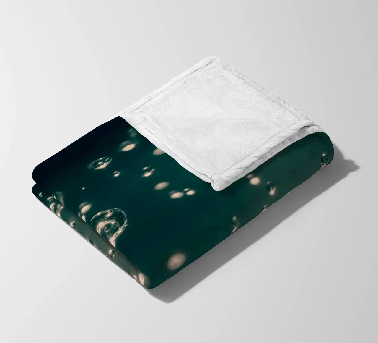 Dansende regendruppels fleecedeken van Katja Stehle Design