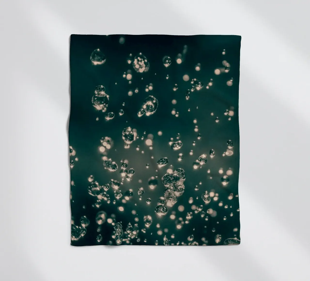 Dansende regendruppels fleecedeken van Katja Stehle Design