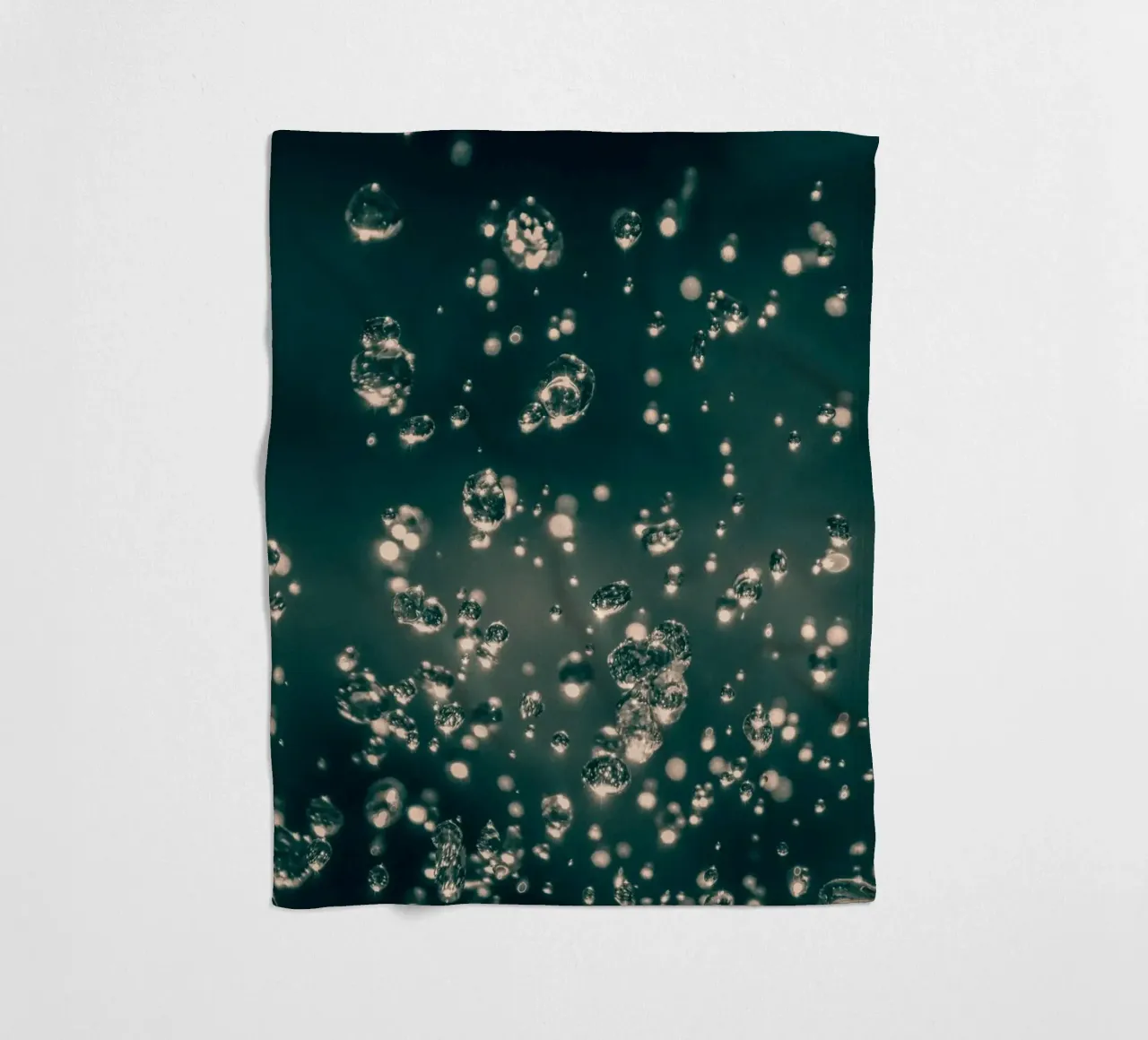 Dansende regendruppels fleecedeken van Katja Stehle Design