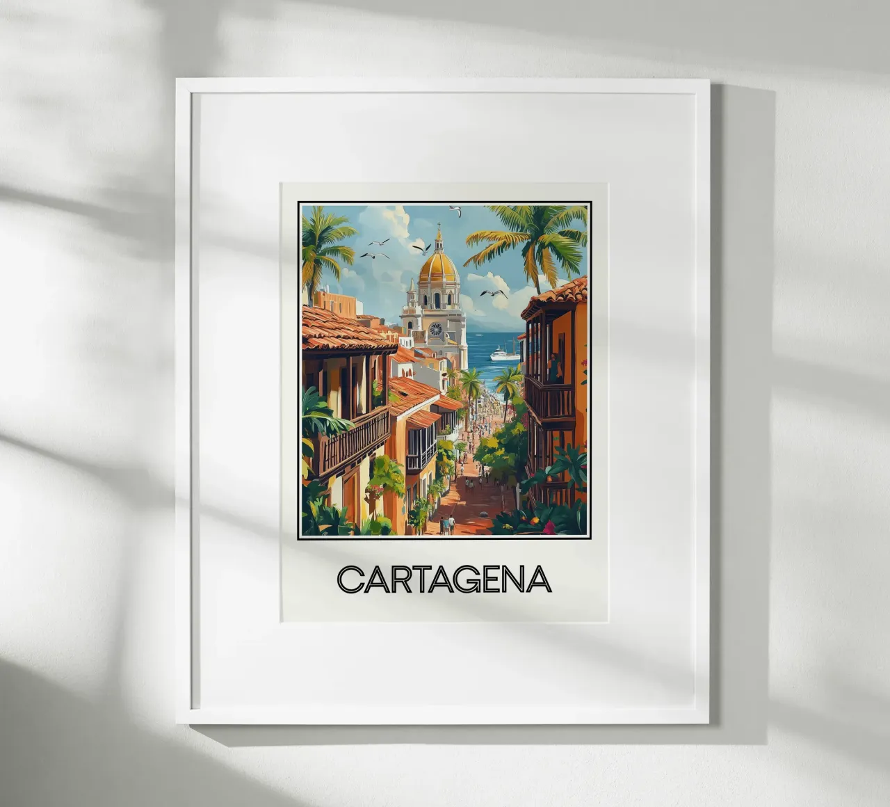 Cartagene poster con telaio in plastica da Frame the World