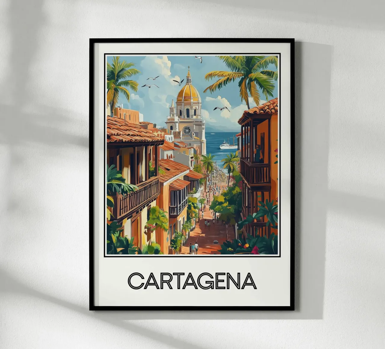 Cartagene poster con telaio in plastica da Frame the World