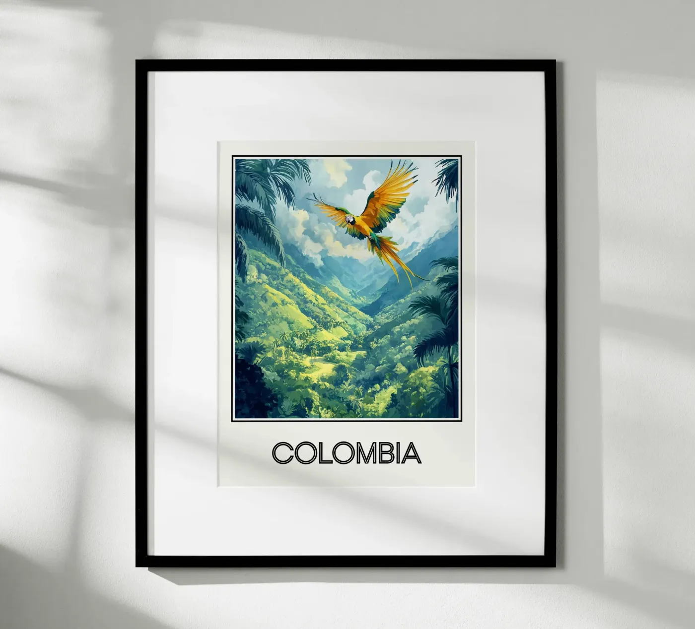 Affiche Colombie poster da Frame the World