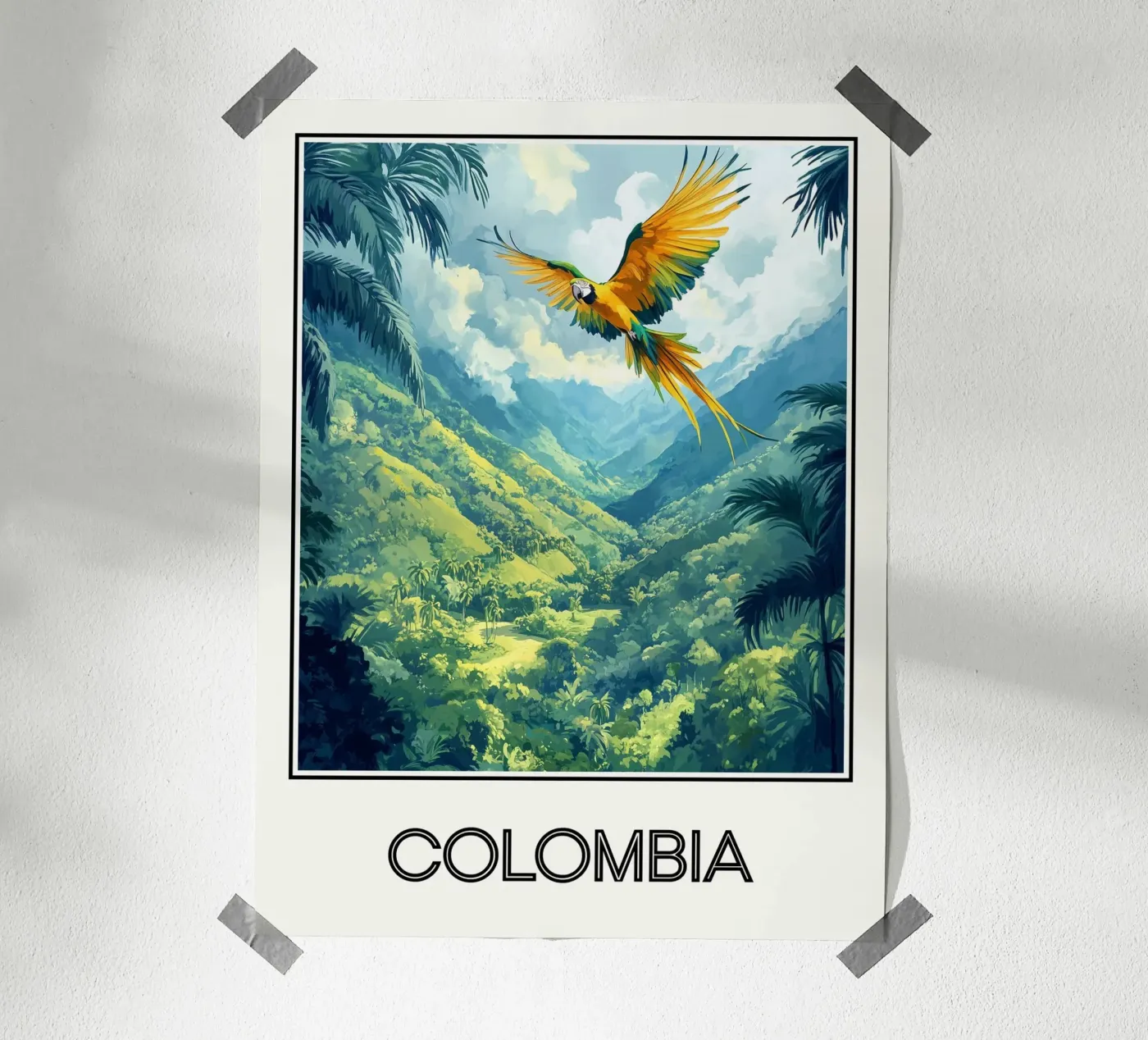 Affiche Colombie poster da Frame the World