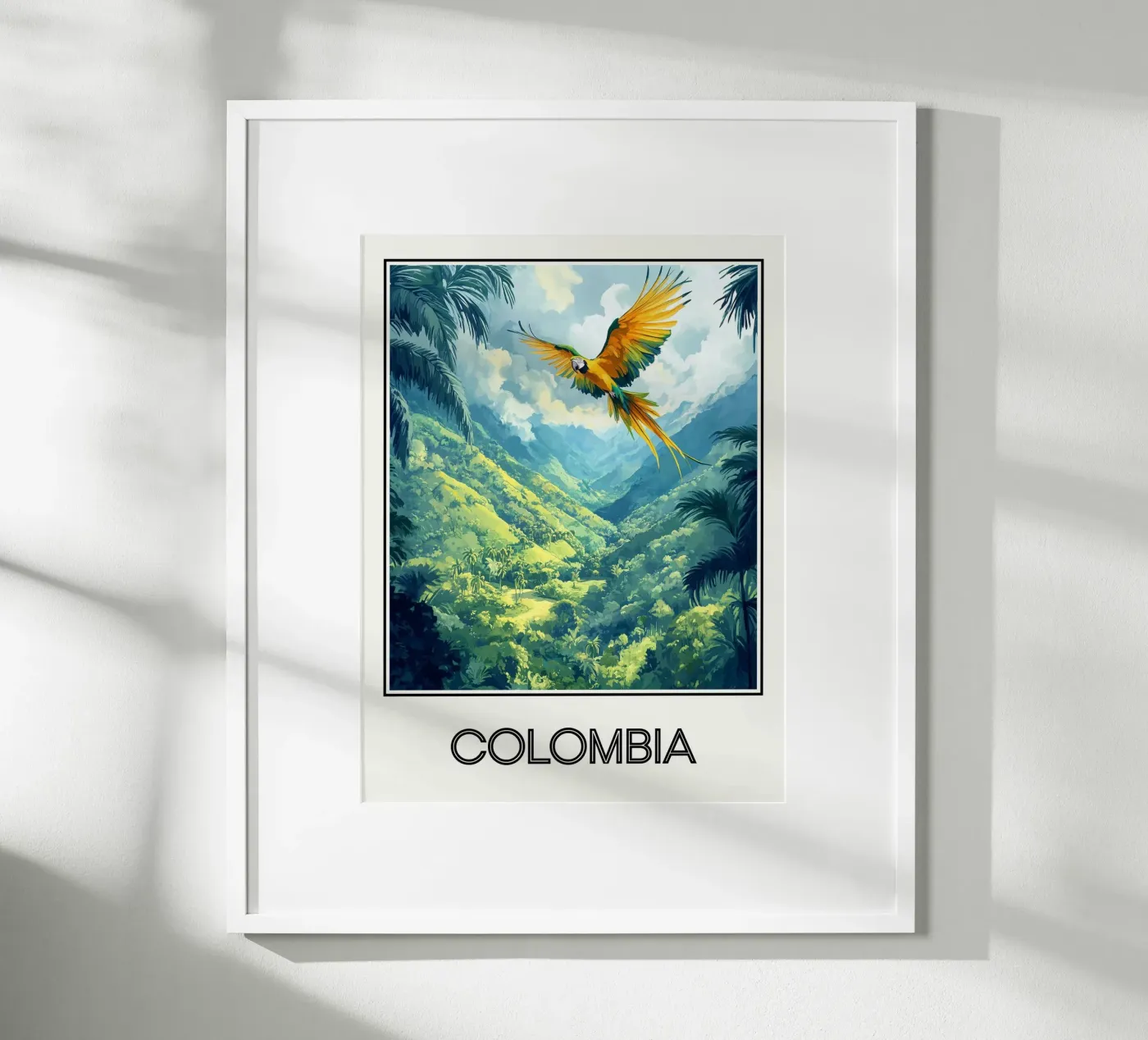 Affiche Colombie poster da Frame the World