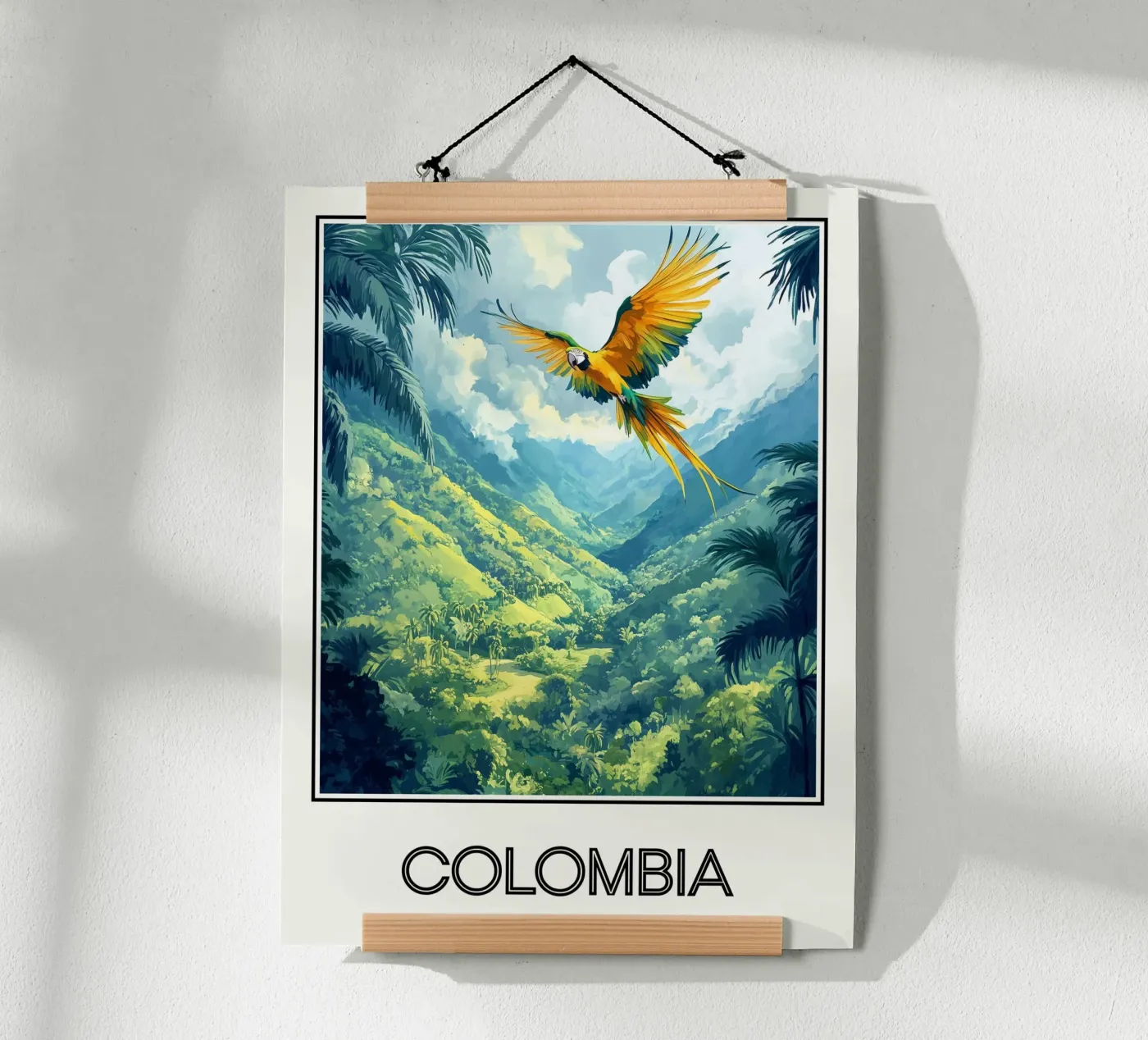 Affiche Colombie poster da Frame the World