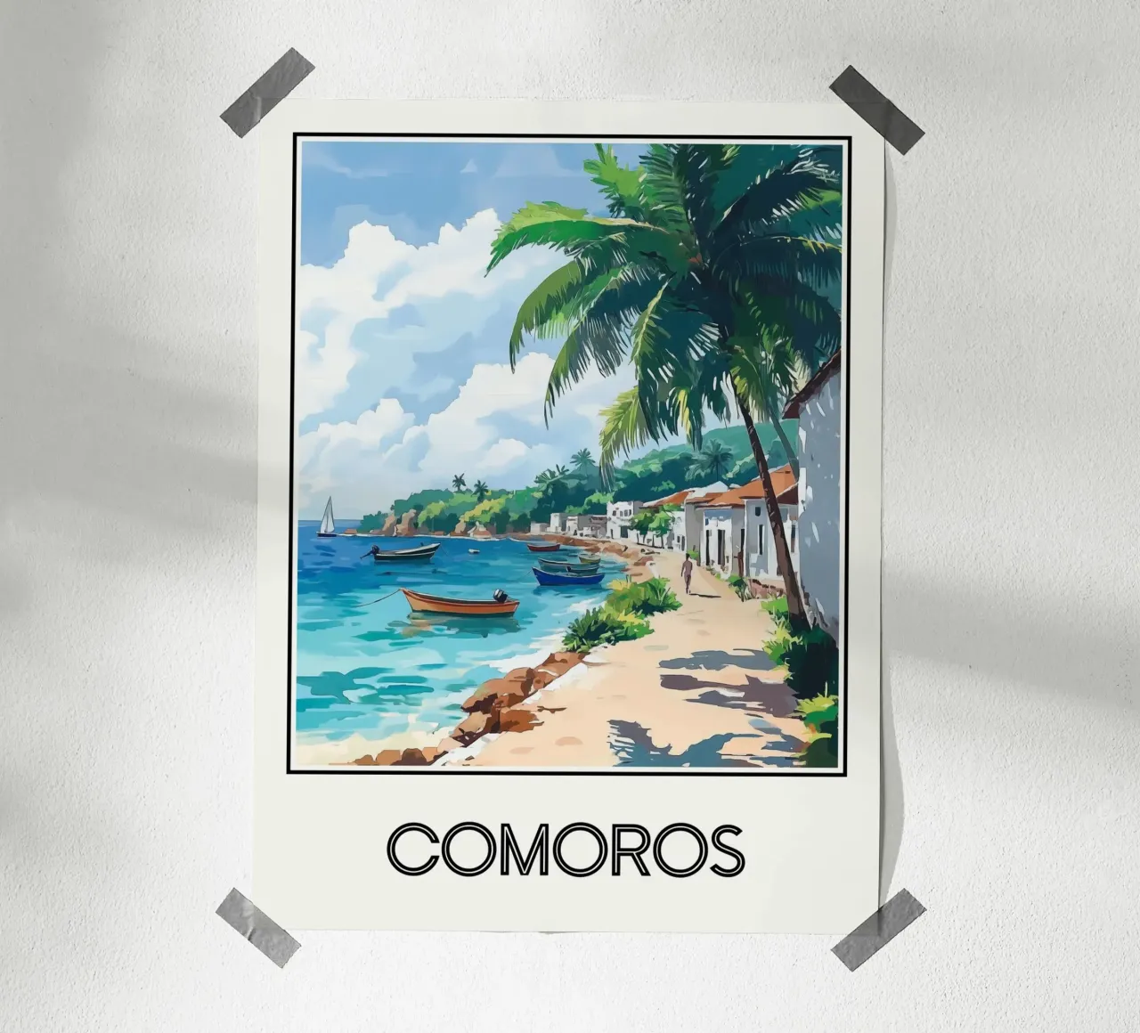 Comores poster da Frame the World