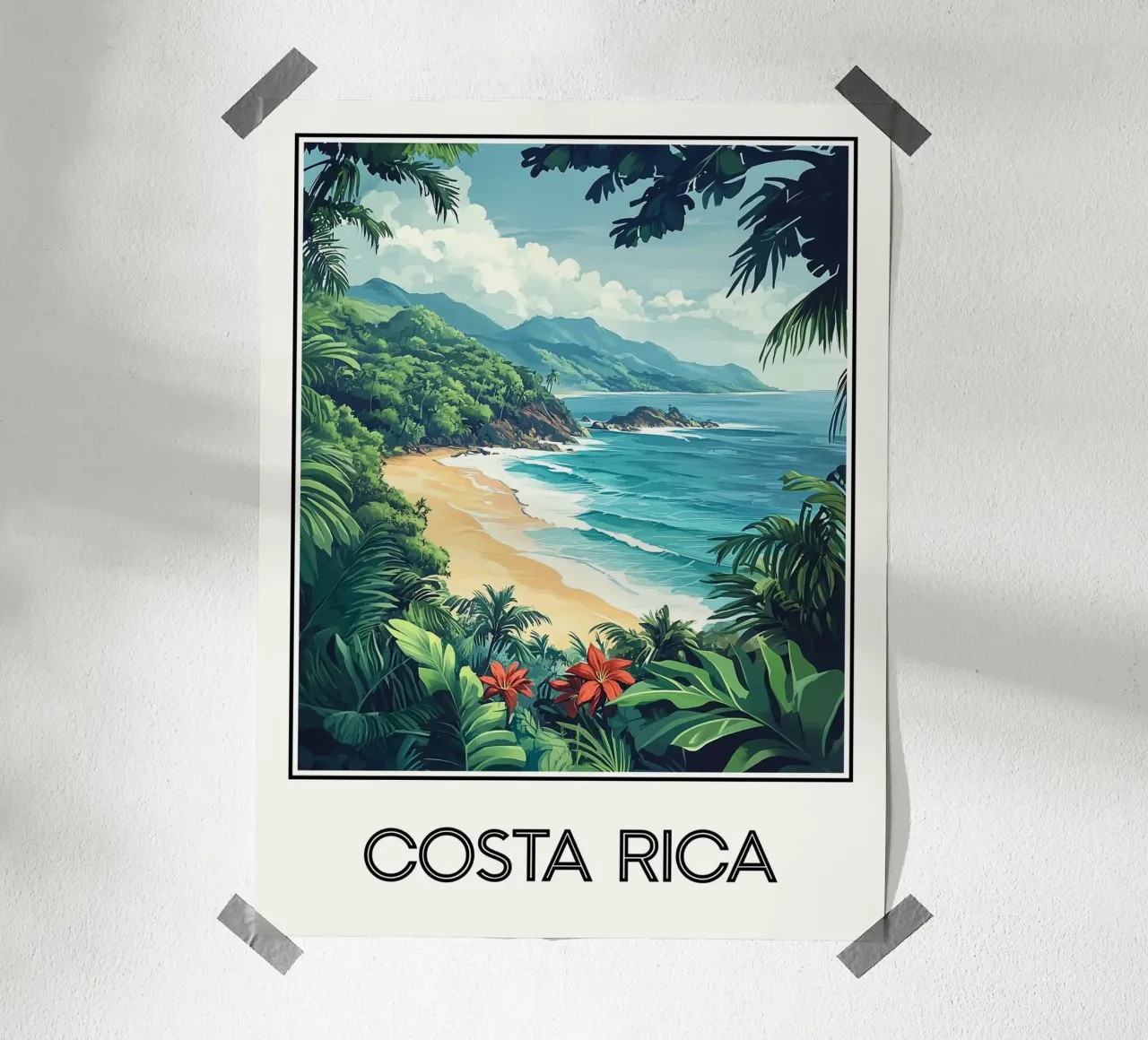 Costa Rica poster da Frame the World