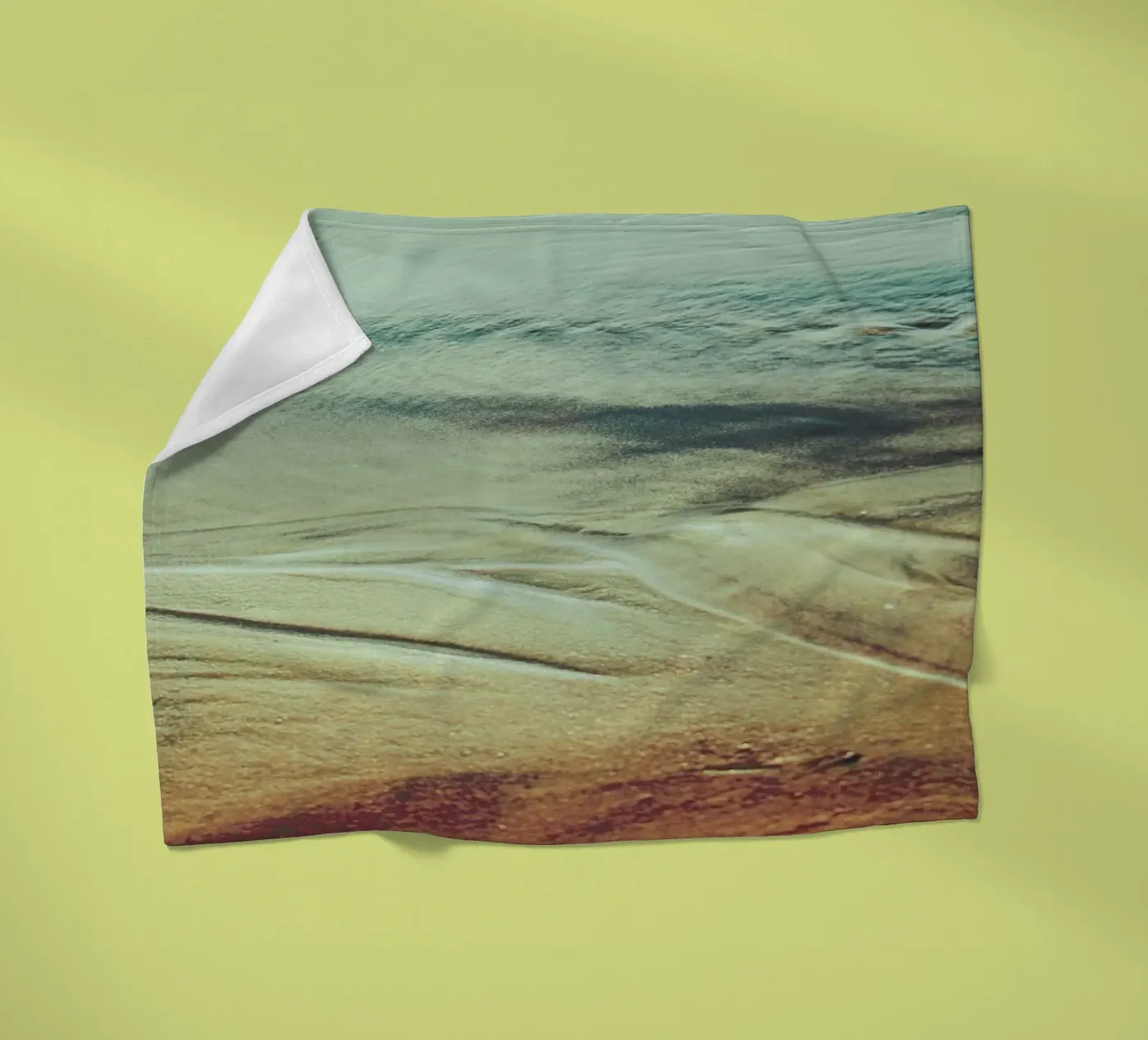 The Trace fleecedeken van Pale Grain