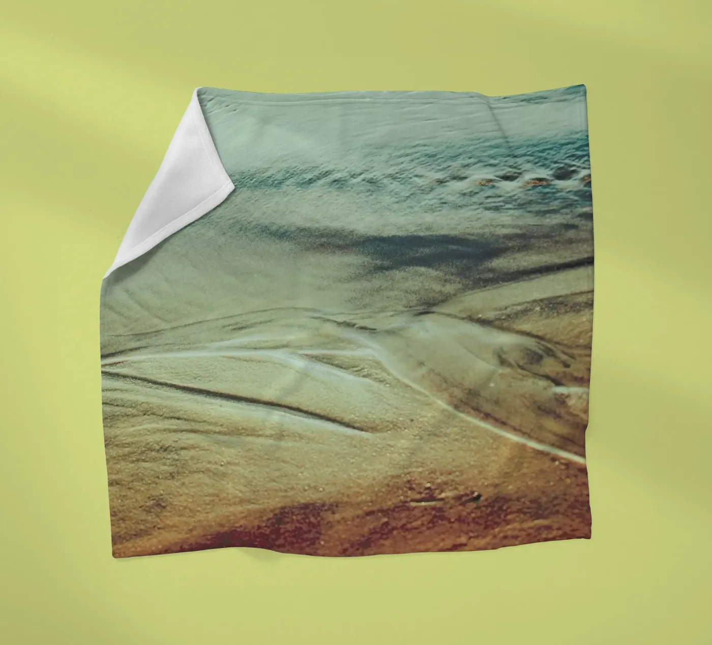 The Trace fleecedeken van Pale Grain