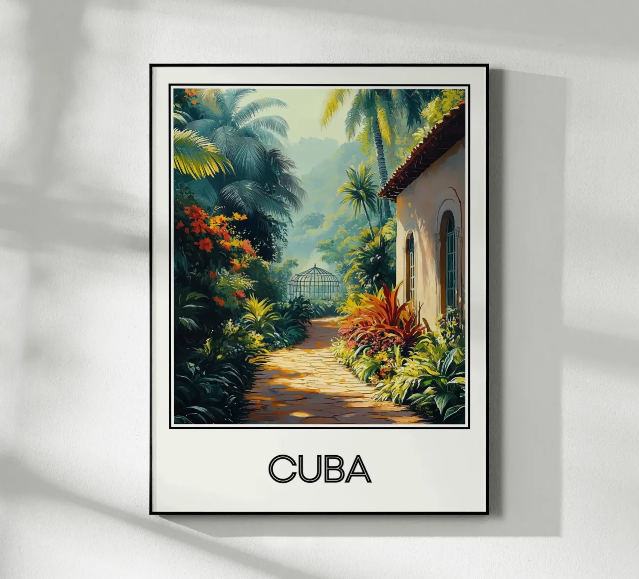 Affiche Cuba plexiglass da Frame the World