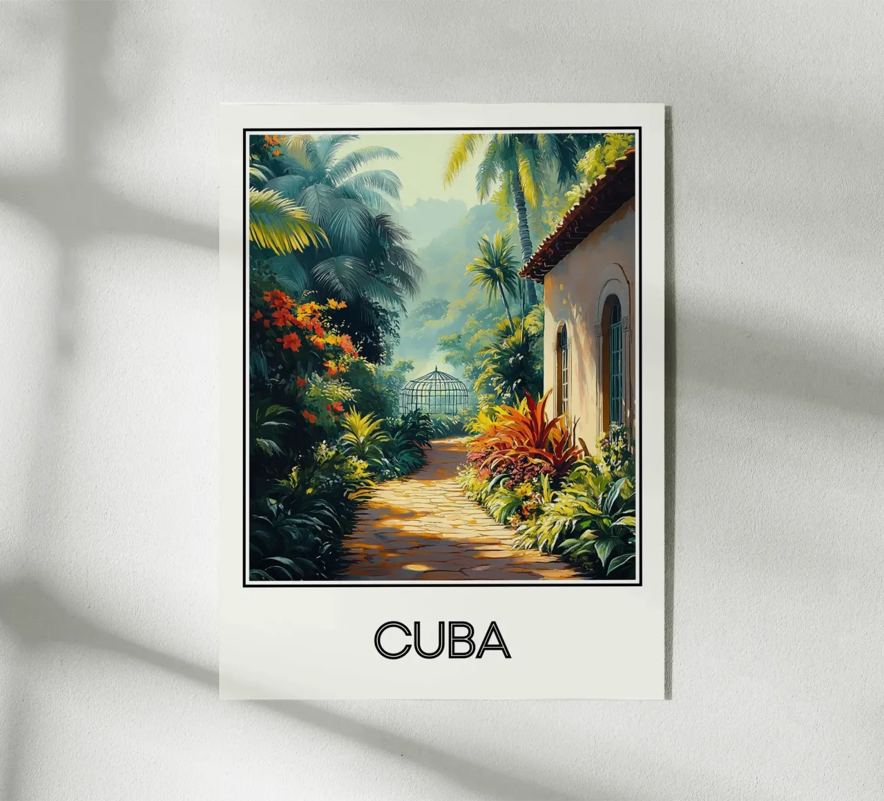 Affiche Cuba plexiglass da Frame the World
