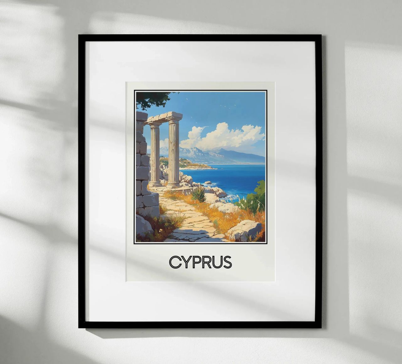 Zypern Poster von Frame the World