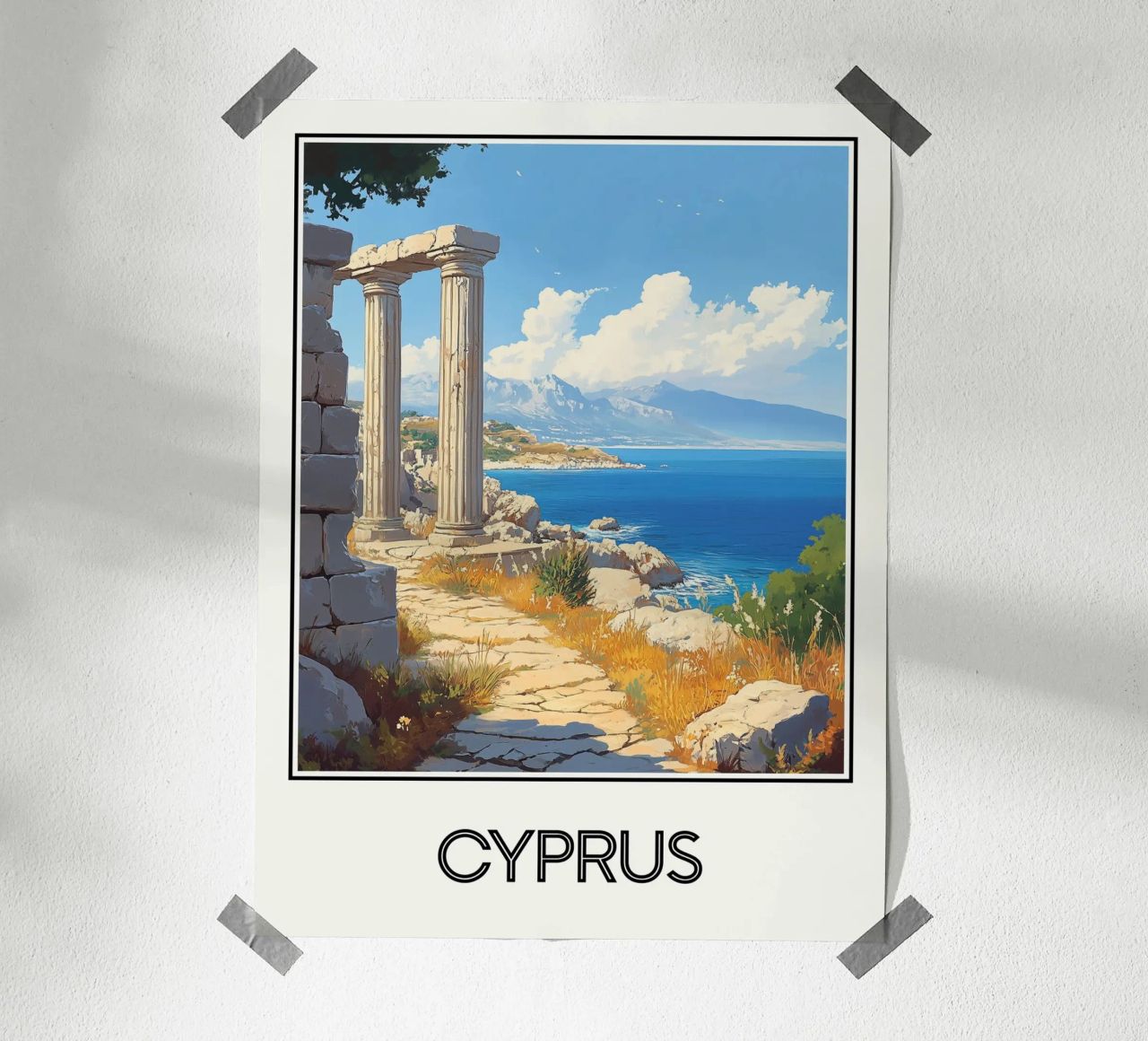 Zypern Poster von Frame the World