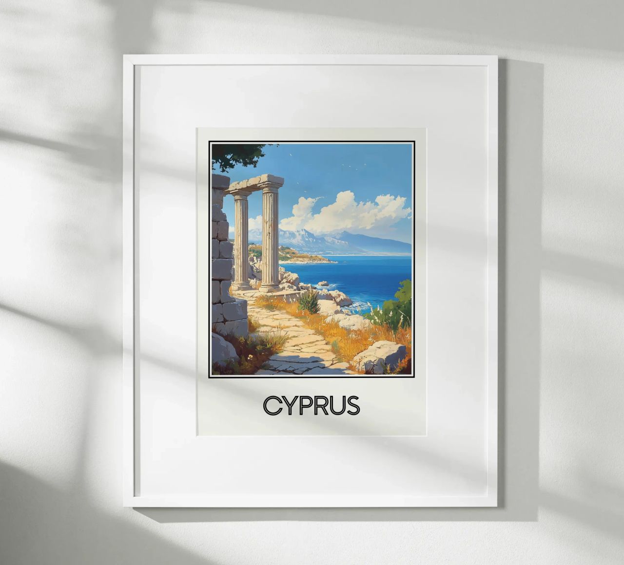Zypern Poster von Frame the World