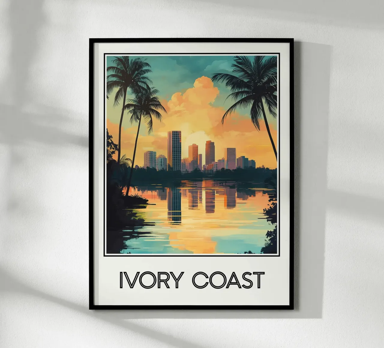 Costa d'Avorio poster da Frame the World