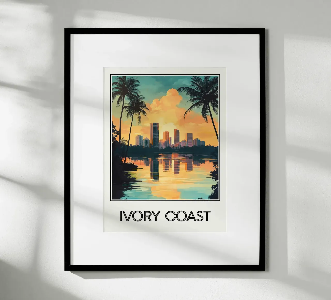 Costa d'Avorio poster da Frame the World