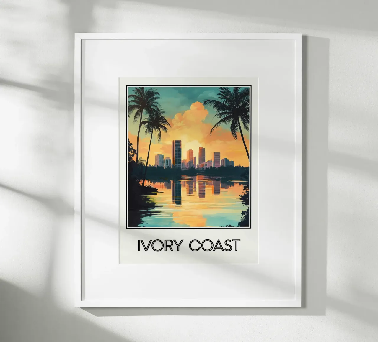 Costa d'Avorio poster da Frame the World