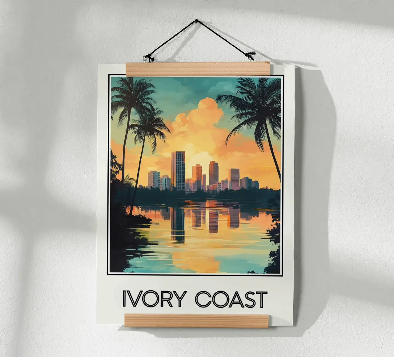Costa d'Avorio poster da Frame the World