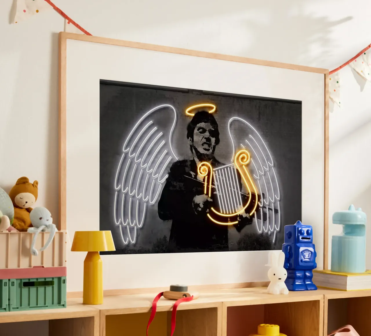 Fallen Angel poster con telaio in plastica da Octavian