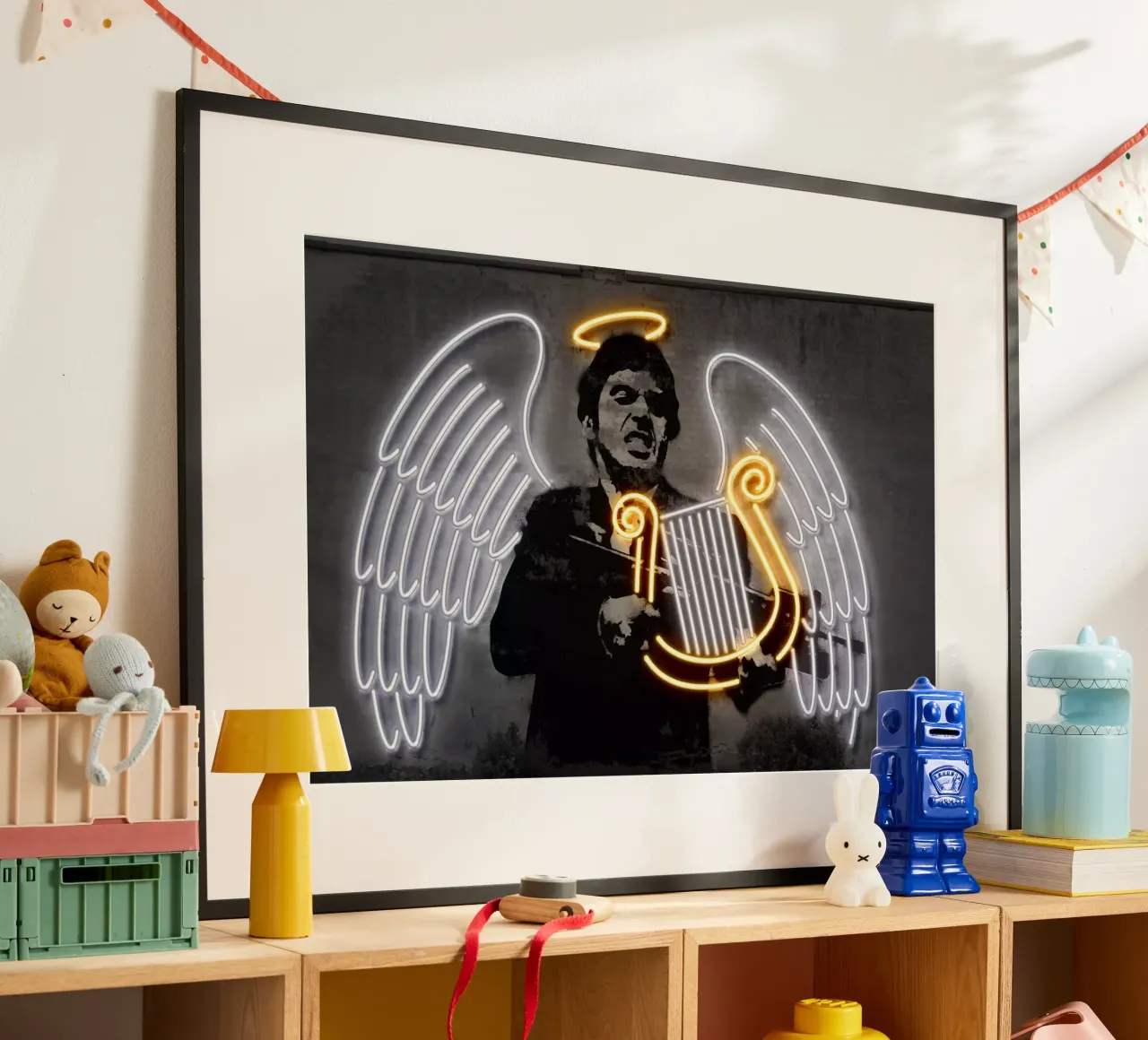 Fallen Angel poster con telaio in plastica da Octavian