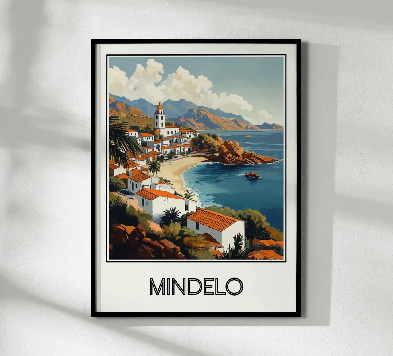 Mindelo poster con telaio in alluminio da Frame the World