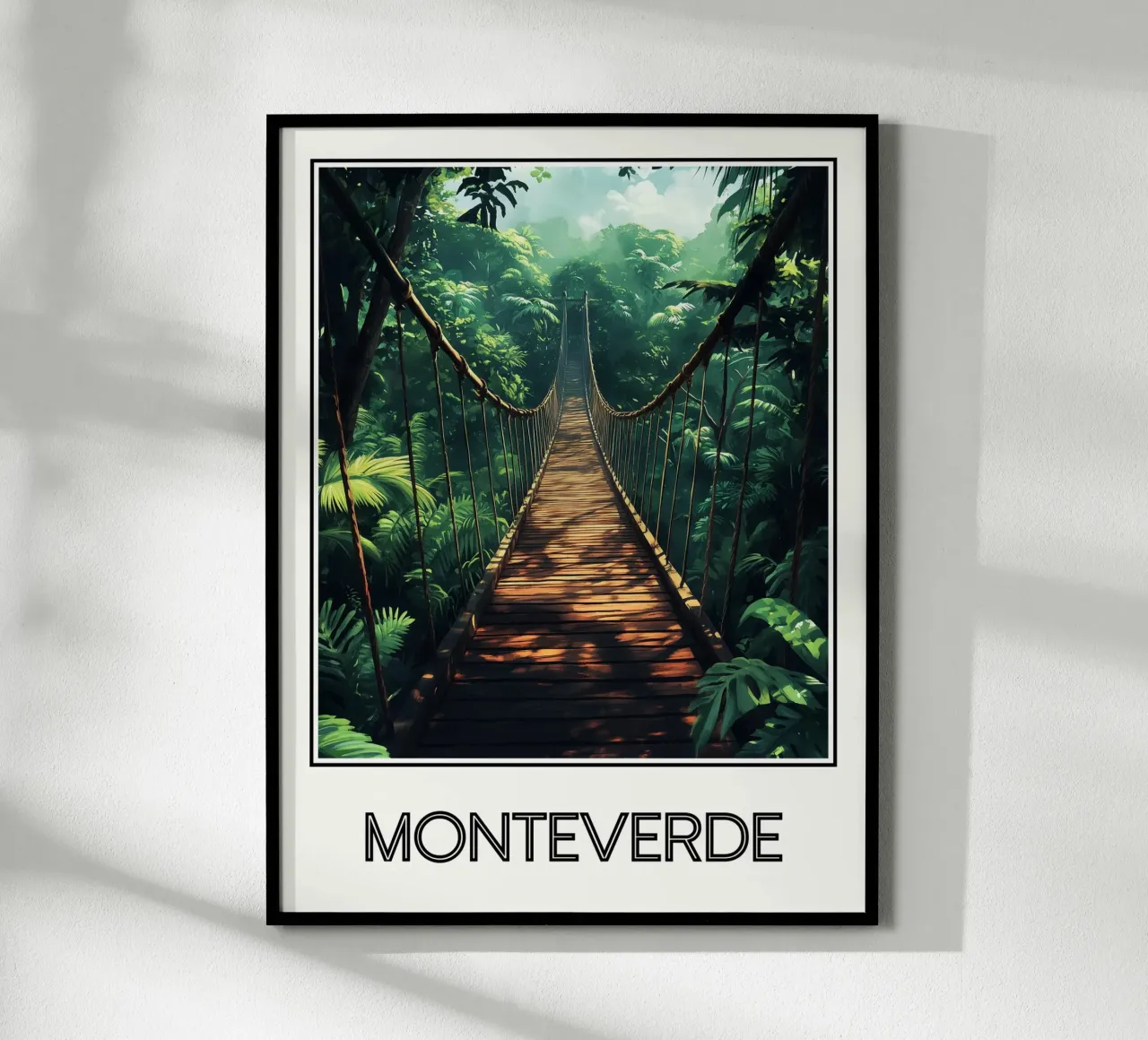 Monteverde poster con telaio in alluminio da Frame the World