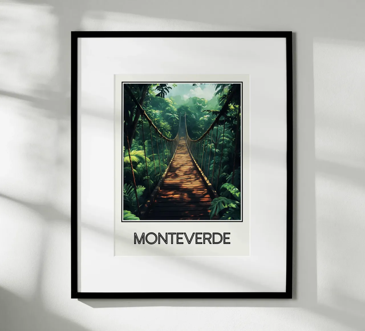 Monteverde poster con telaio in alluminio da Frame the World