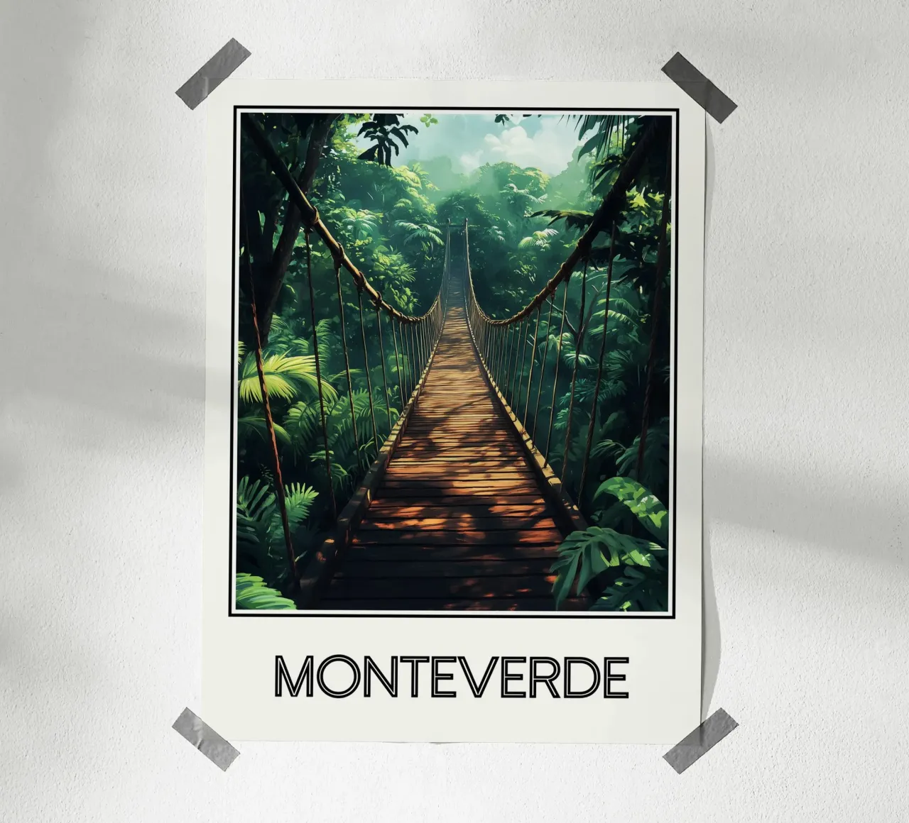 Monteverde poster con telaio in alluminio da Frame the World