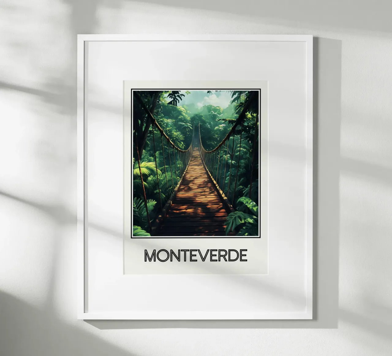 Monteverde poster con telaio in alluminio da Frame the World