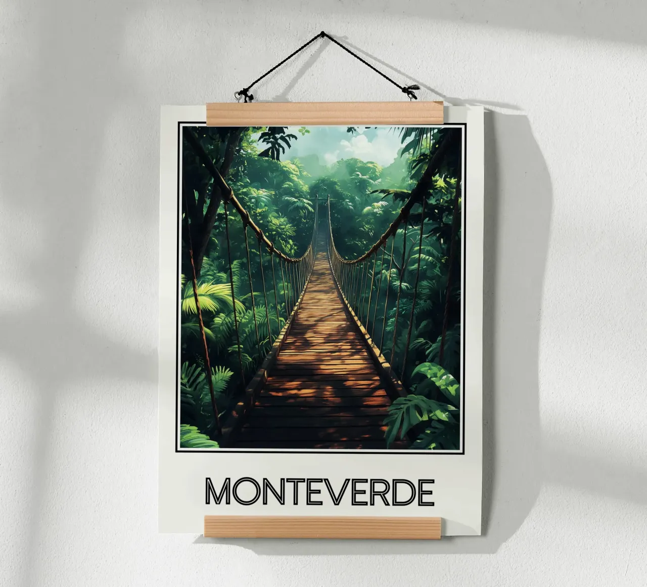 Monteverde poster con telaio in alluminio da Frame the World