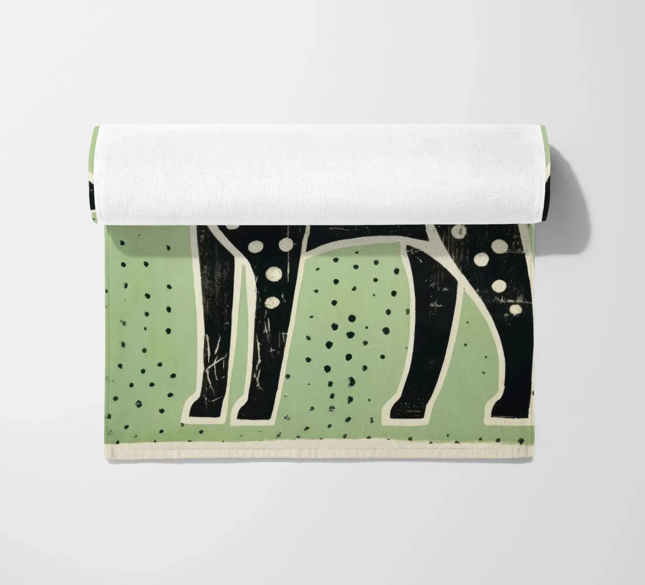 Cane Verde 3 telo mare da Minimal Animal Art